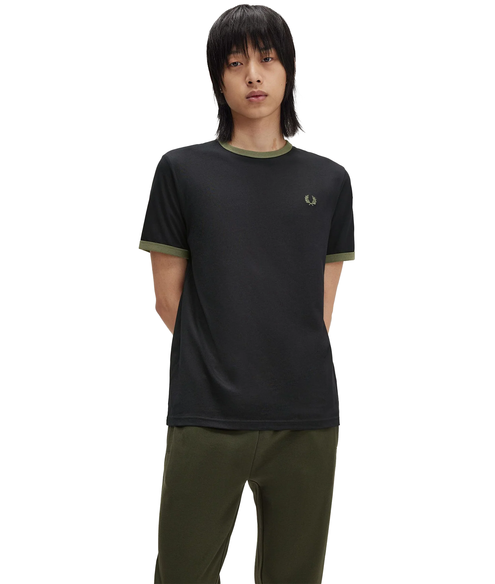 Ringer T-Shirt - Black - Image 4