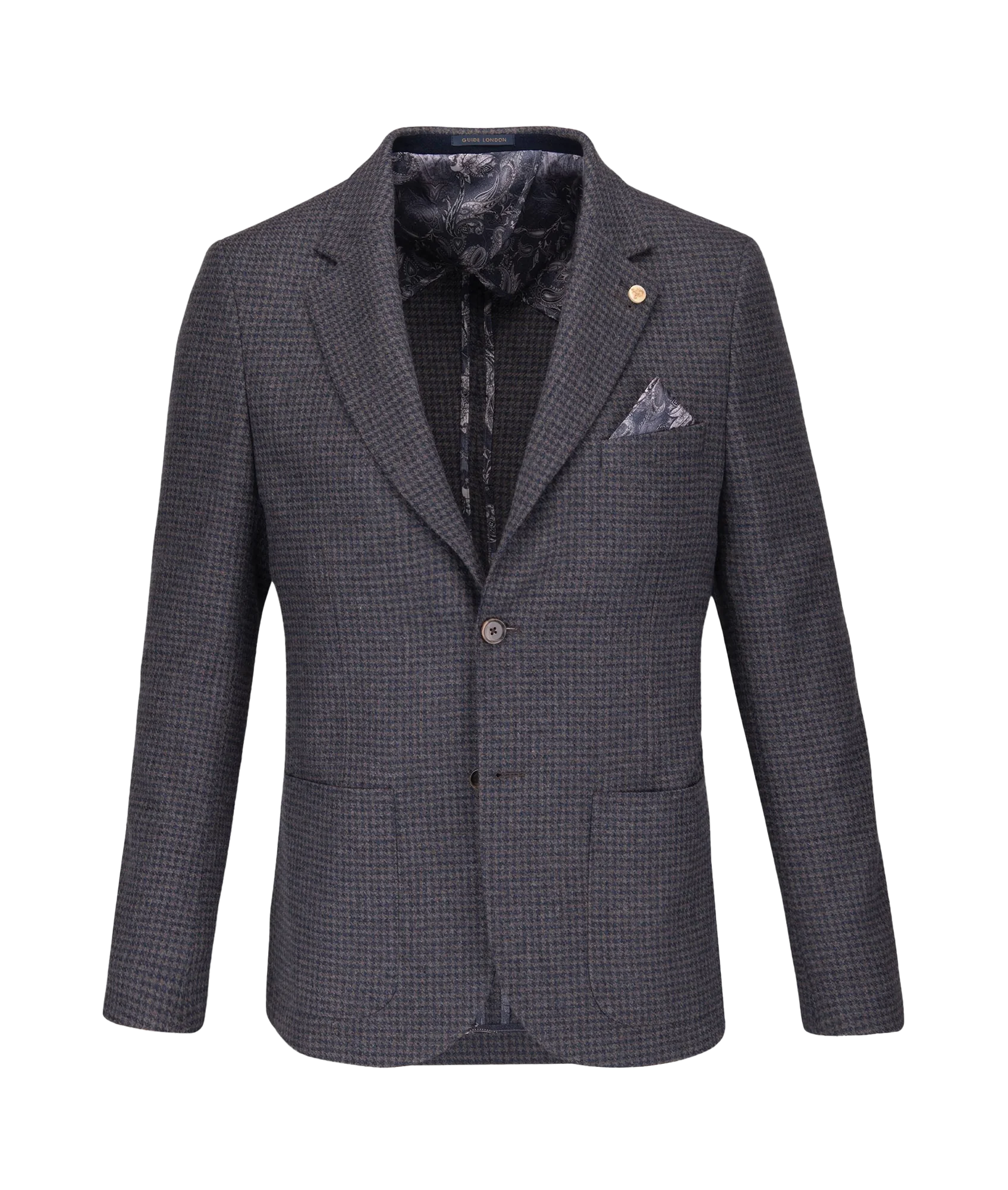 Modern Wool Blend Jacket - Grey