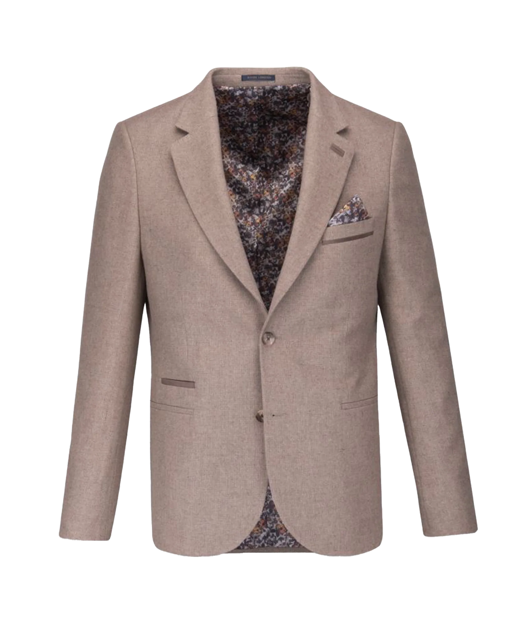 Wool Blend Jacket - Beige