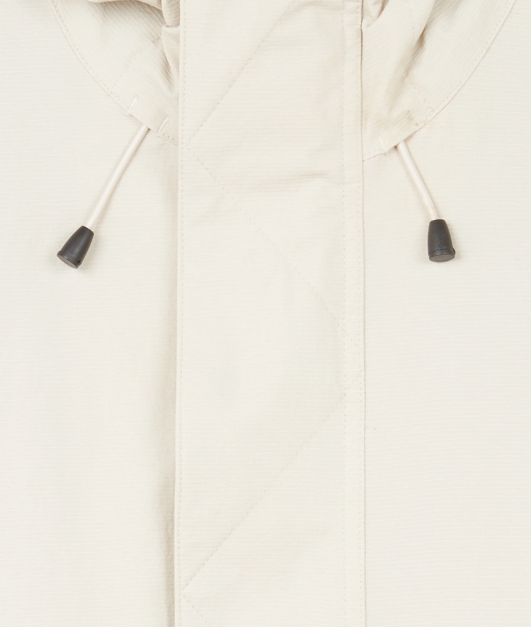 Mens Hooded Jacket - Off White - Image 3