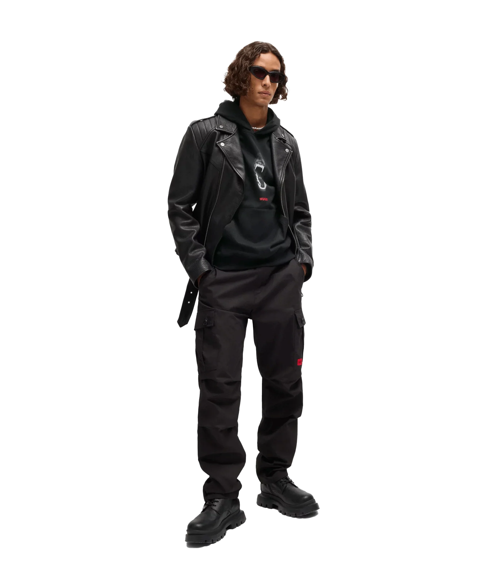 Dartchon Regular-fit Hoodie - Black - Image 4