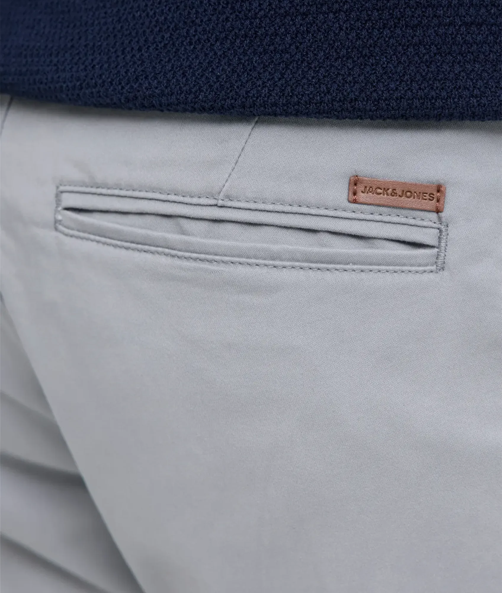 Regular Fit Chino Shorts - Grey - Image 5