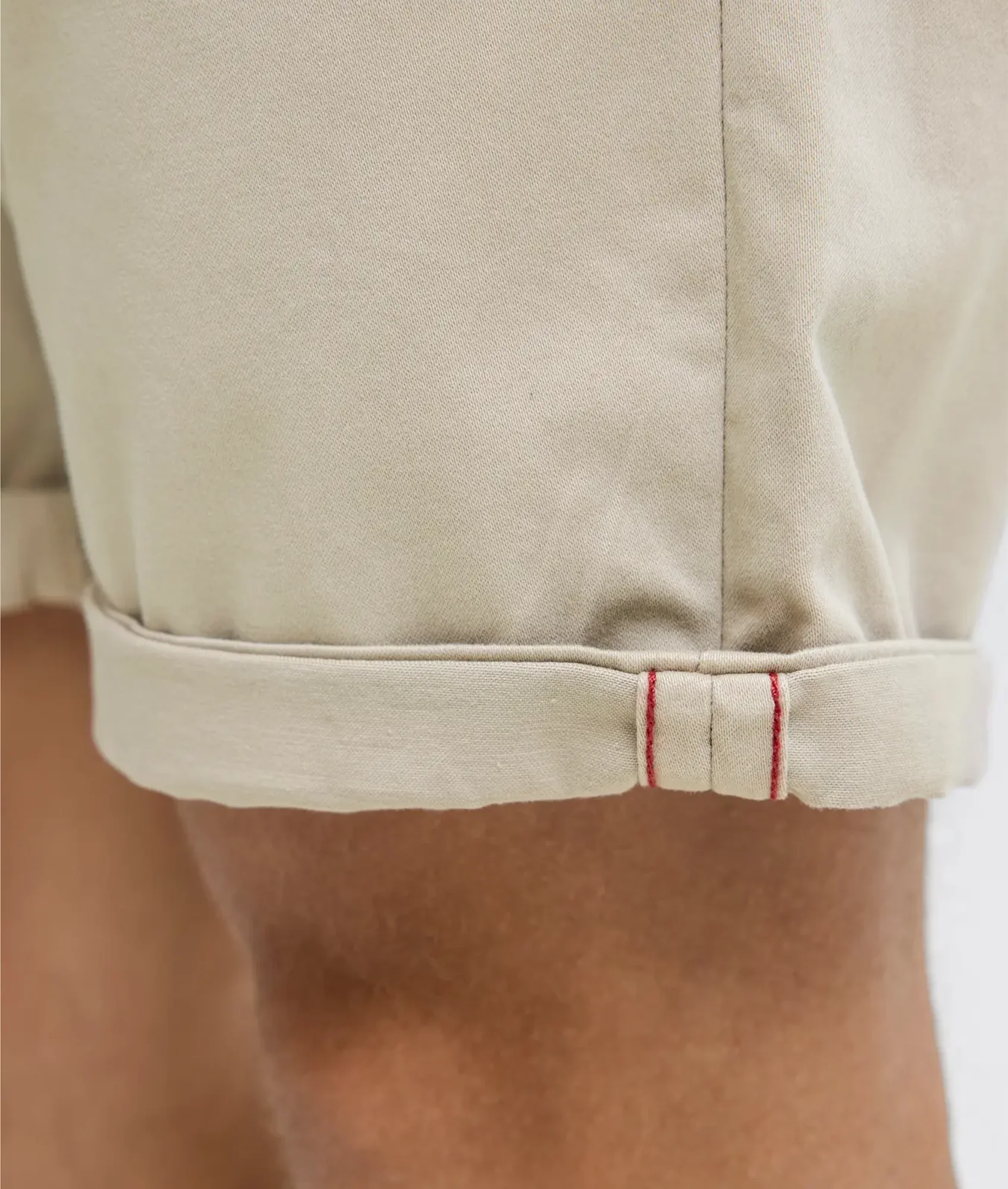 Regular Fit Chino Shorts - Beige - Image 4