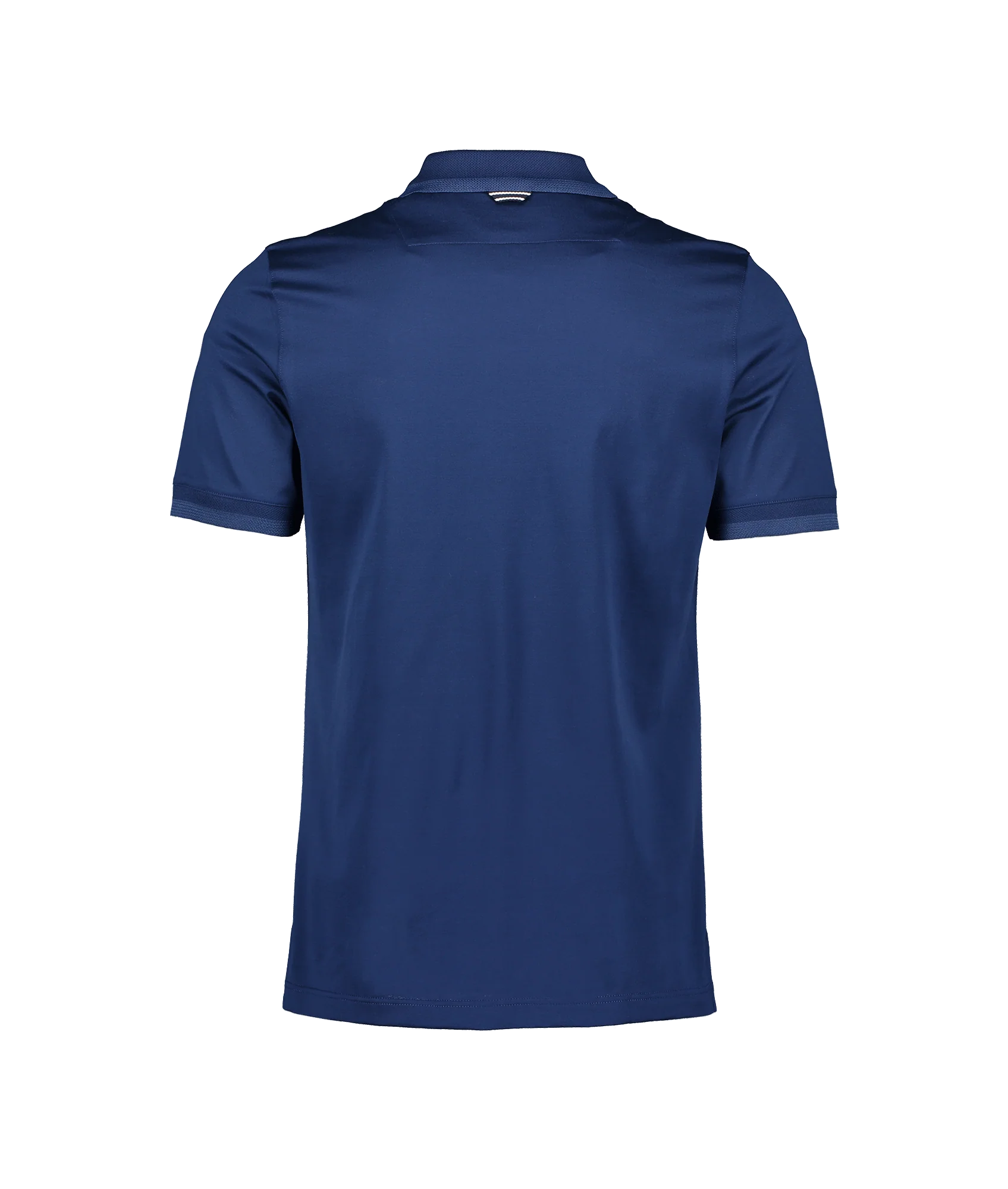 Regal Zip Neck Polo SS - Navy - Image 2