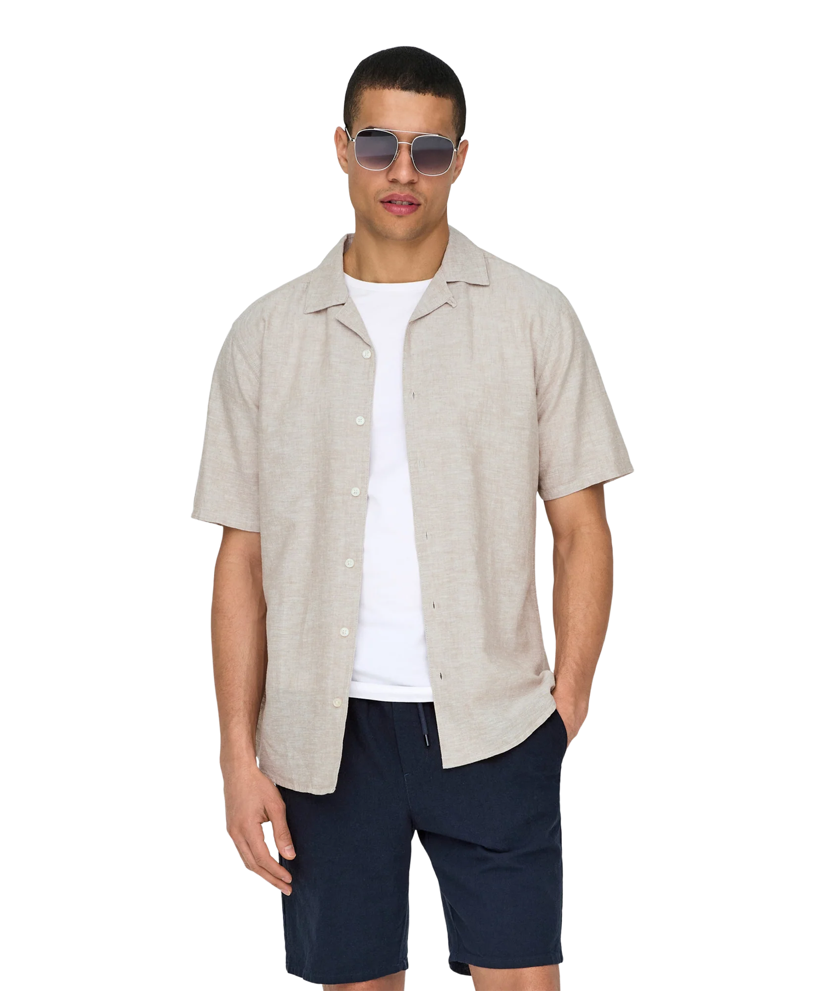 Caiden Shirt - Beige - Image 3