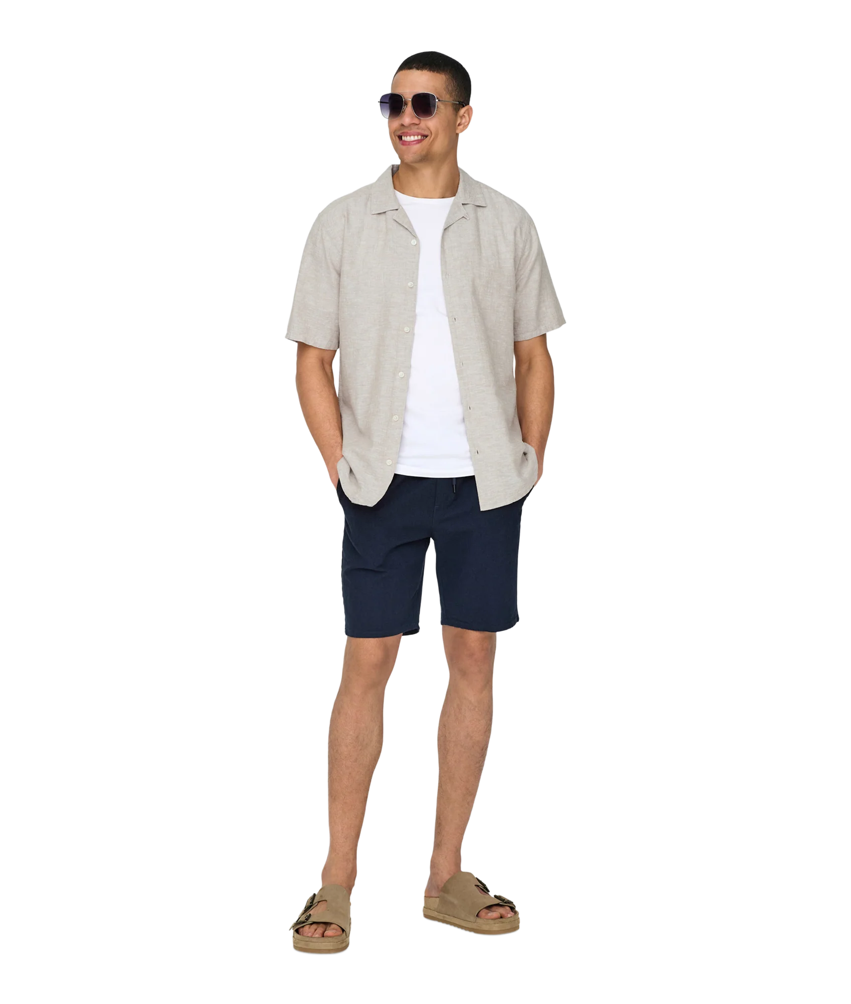 Caiden Shirt - Beige - Image 5