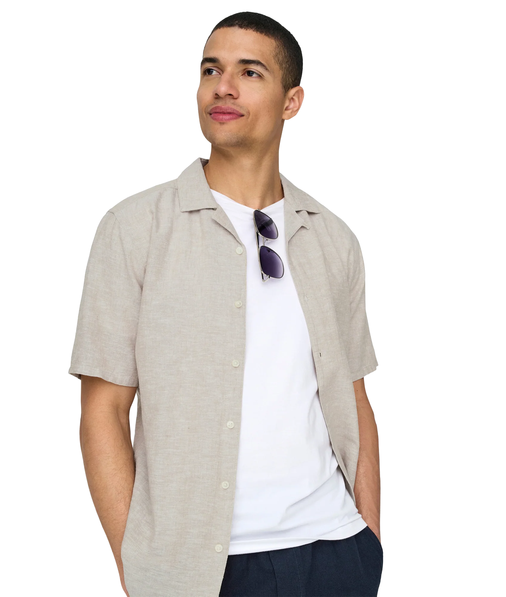 Caiden Shirt - Beige - Image 6