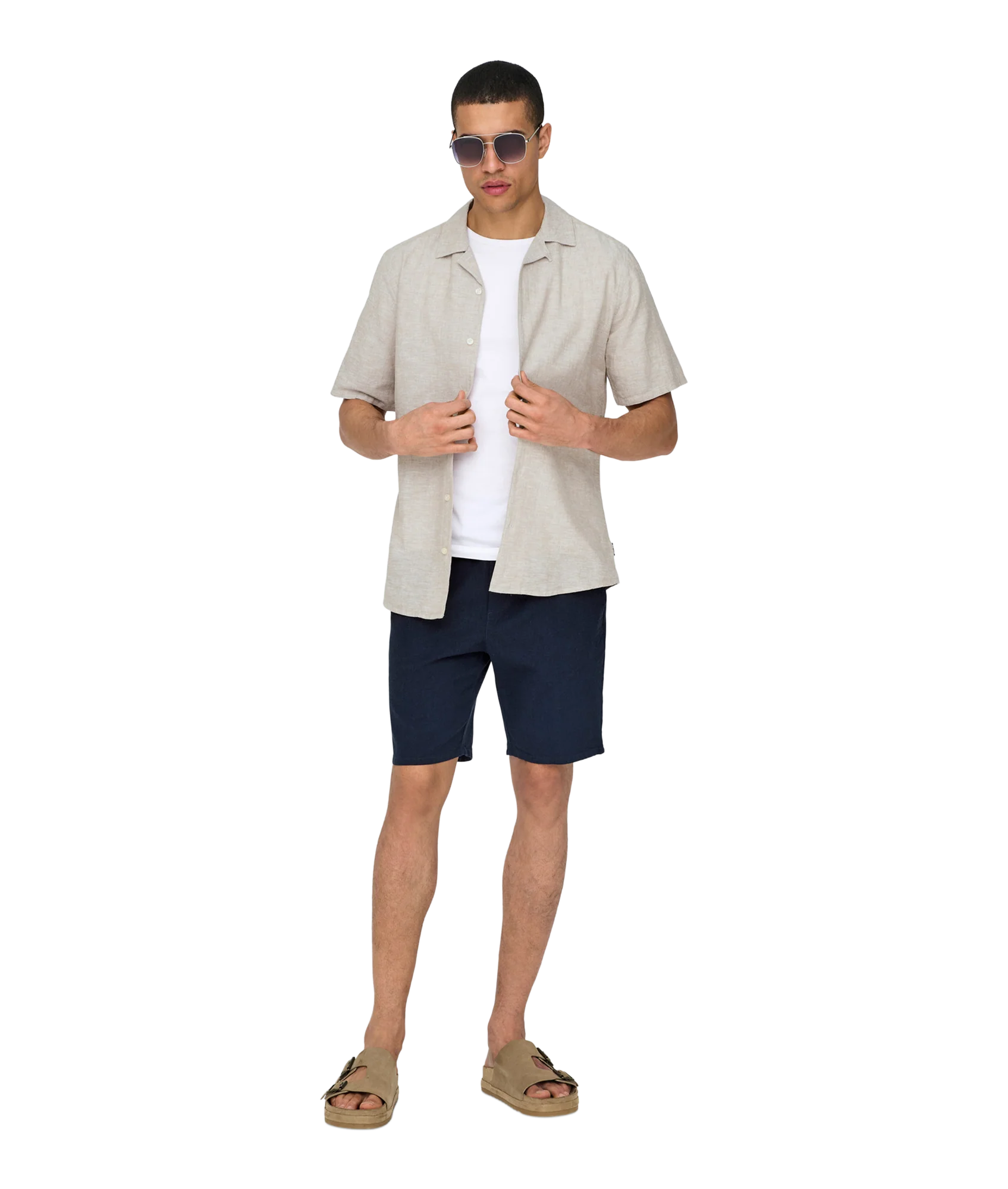 Caiden Shirt - Beige - Image 8