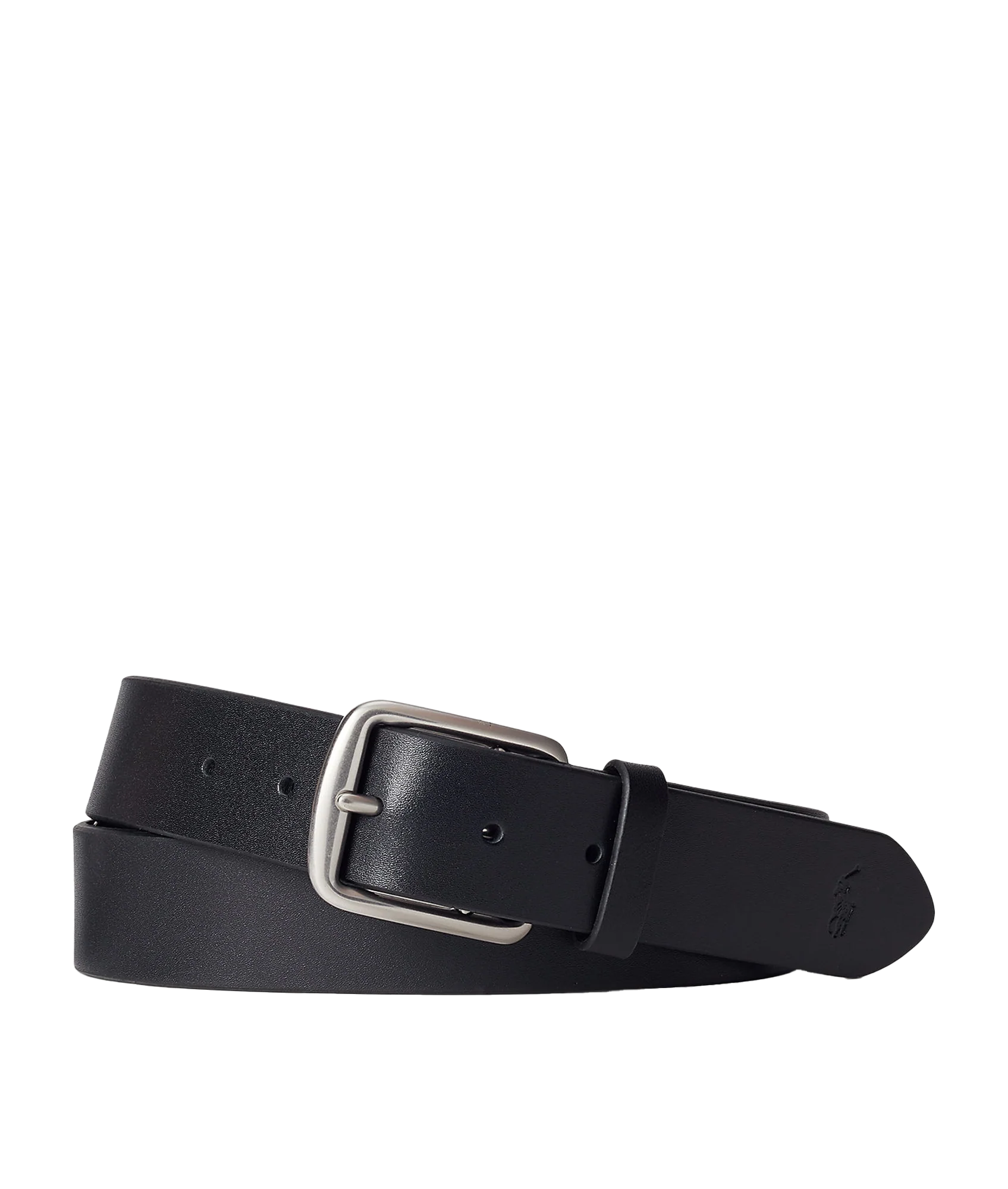Signature Pony Leather Belt - Black - Image 3