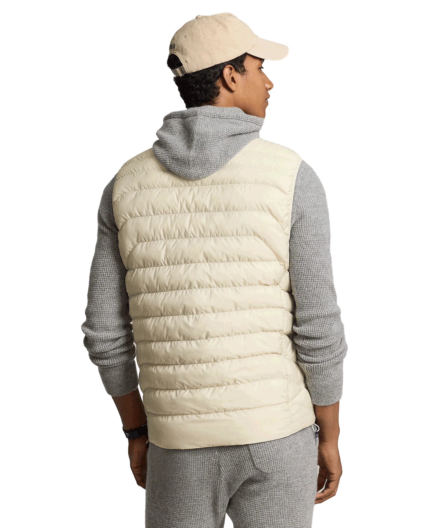 The Colden Packable Vest - Cream - Image 4