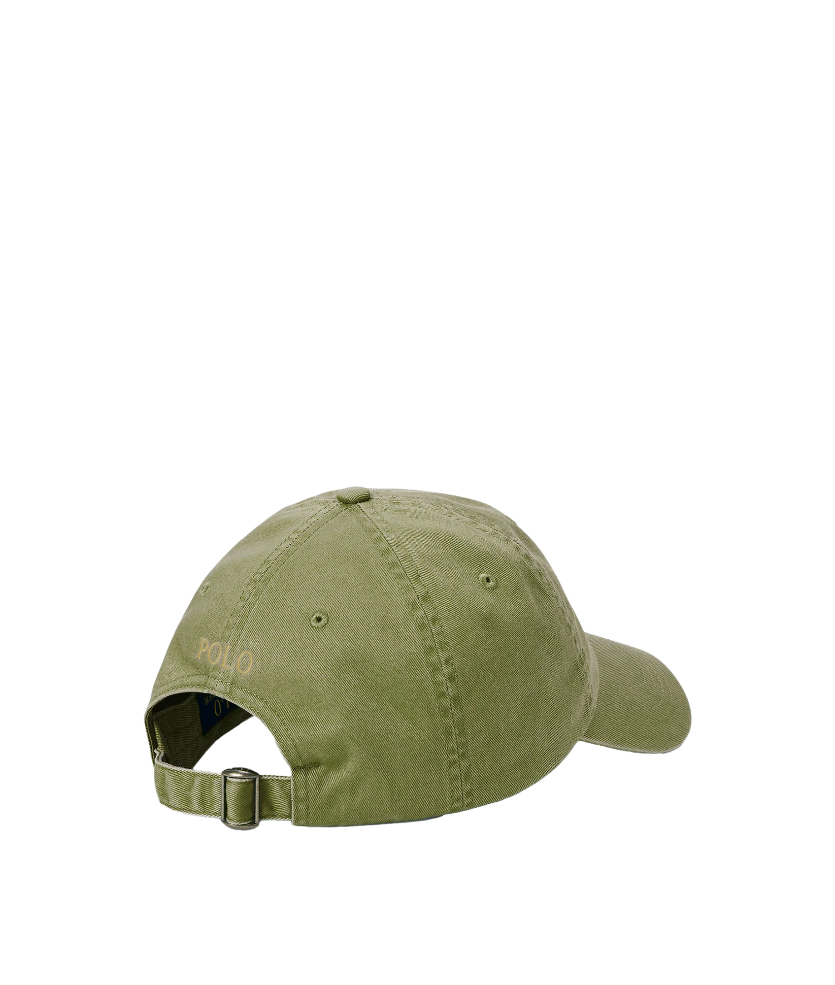 Cotton Chino Baseball Cap - Green - Image 2