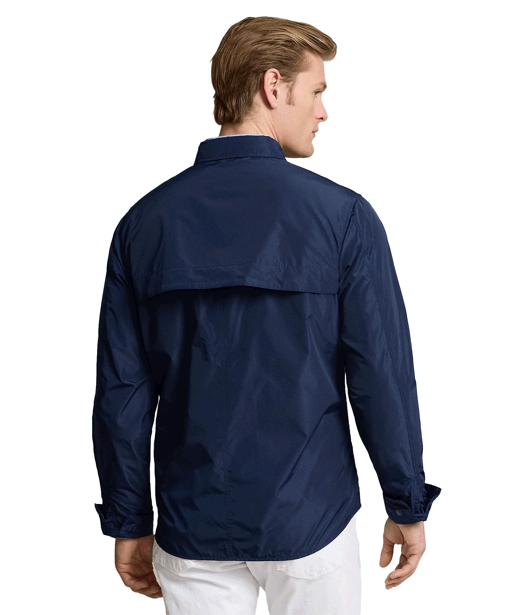 Utility Shirt Jacket - Navy - Image 3