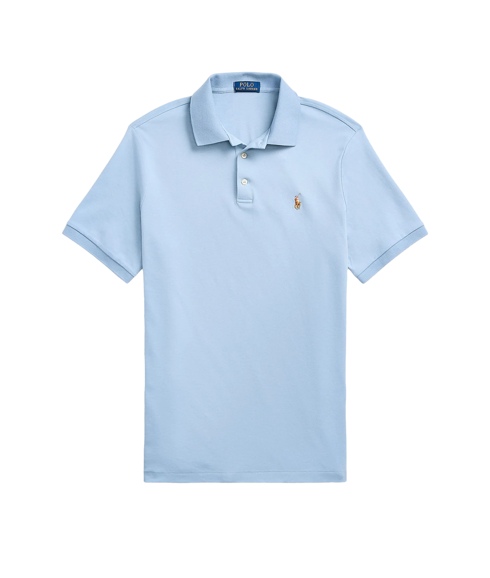 Custom Slim Fit Soft Cotton Polo Shirt - Blue