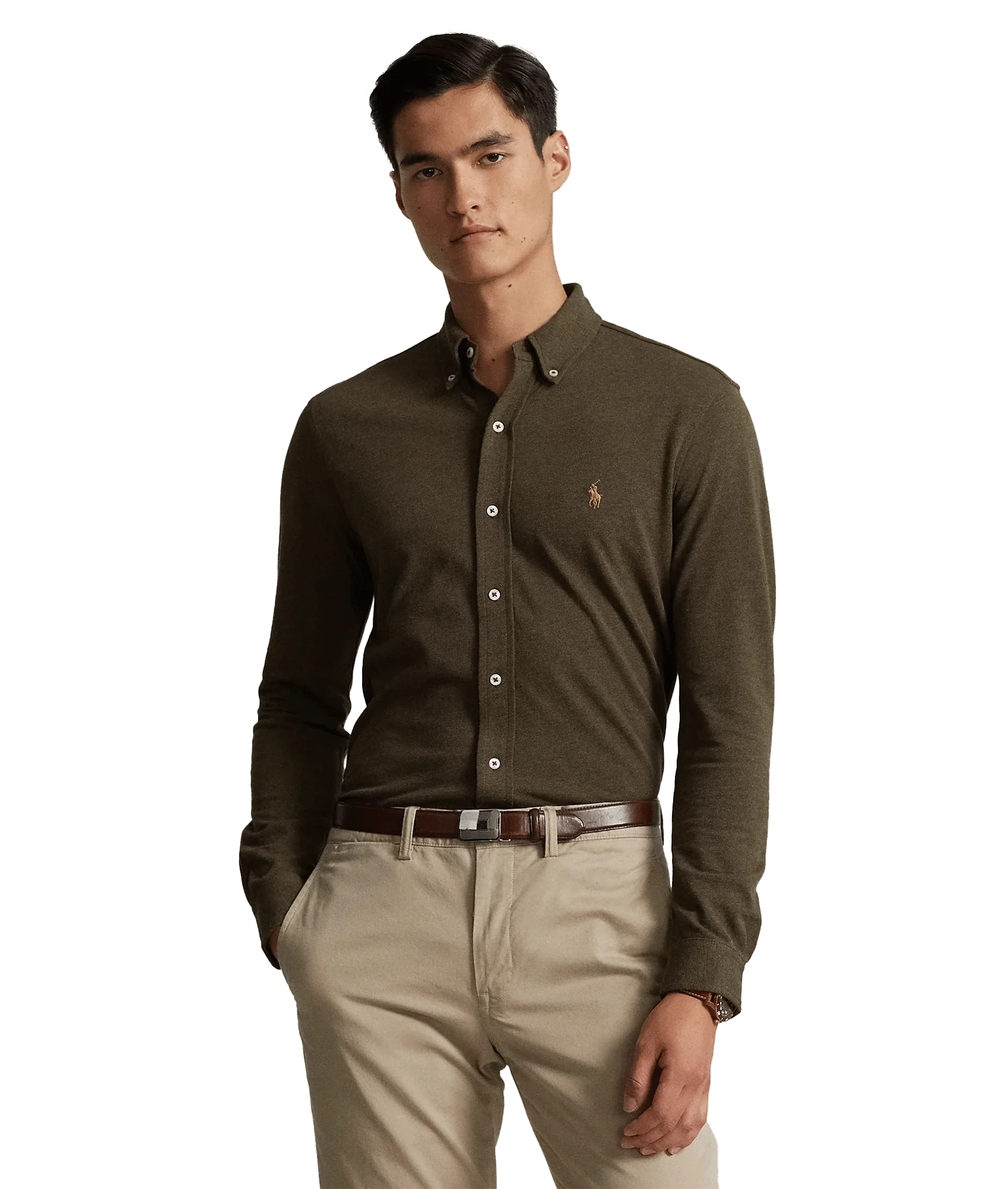 Featherweight Mesh Shirt - Green - Image 2