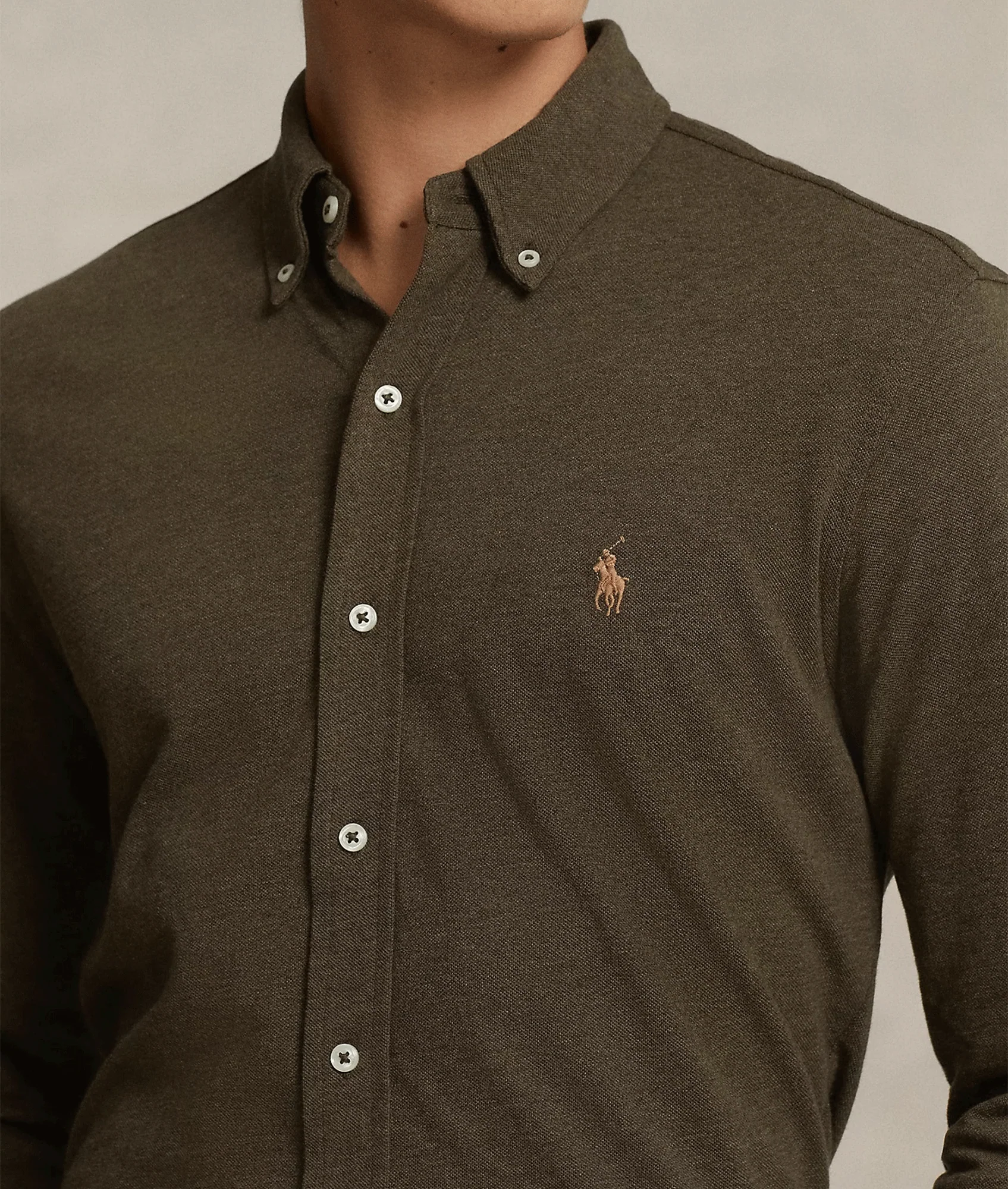 Featherweight Mesh Shirt - Green - Image 3