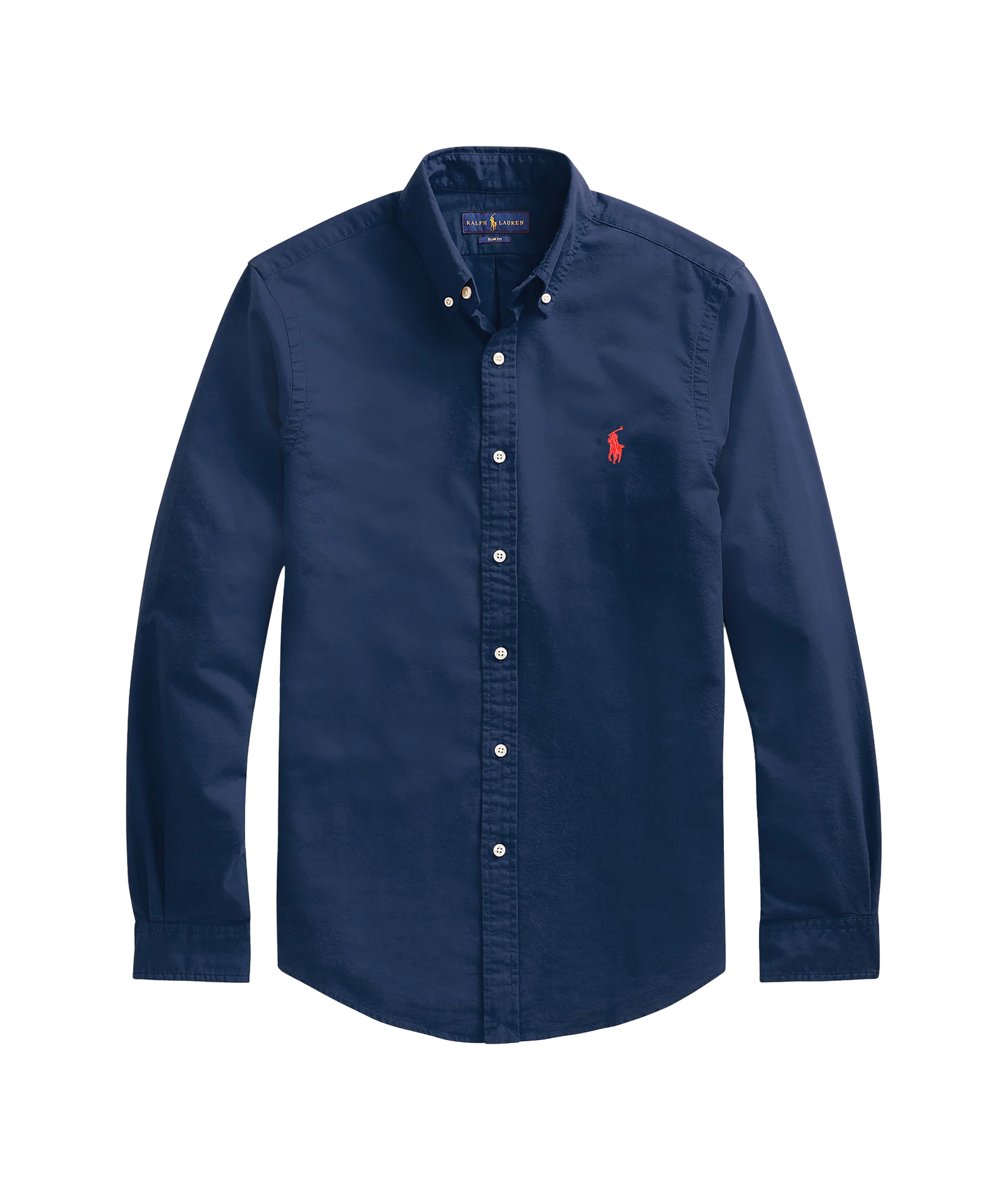 Slim Fit Oxford Shirt - Navy
