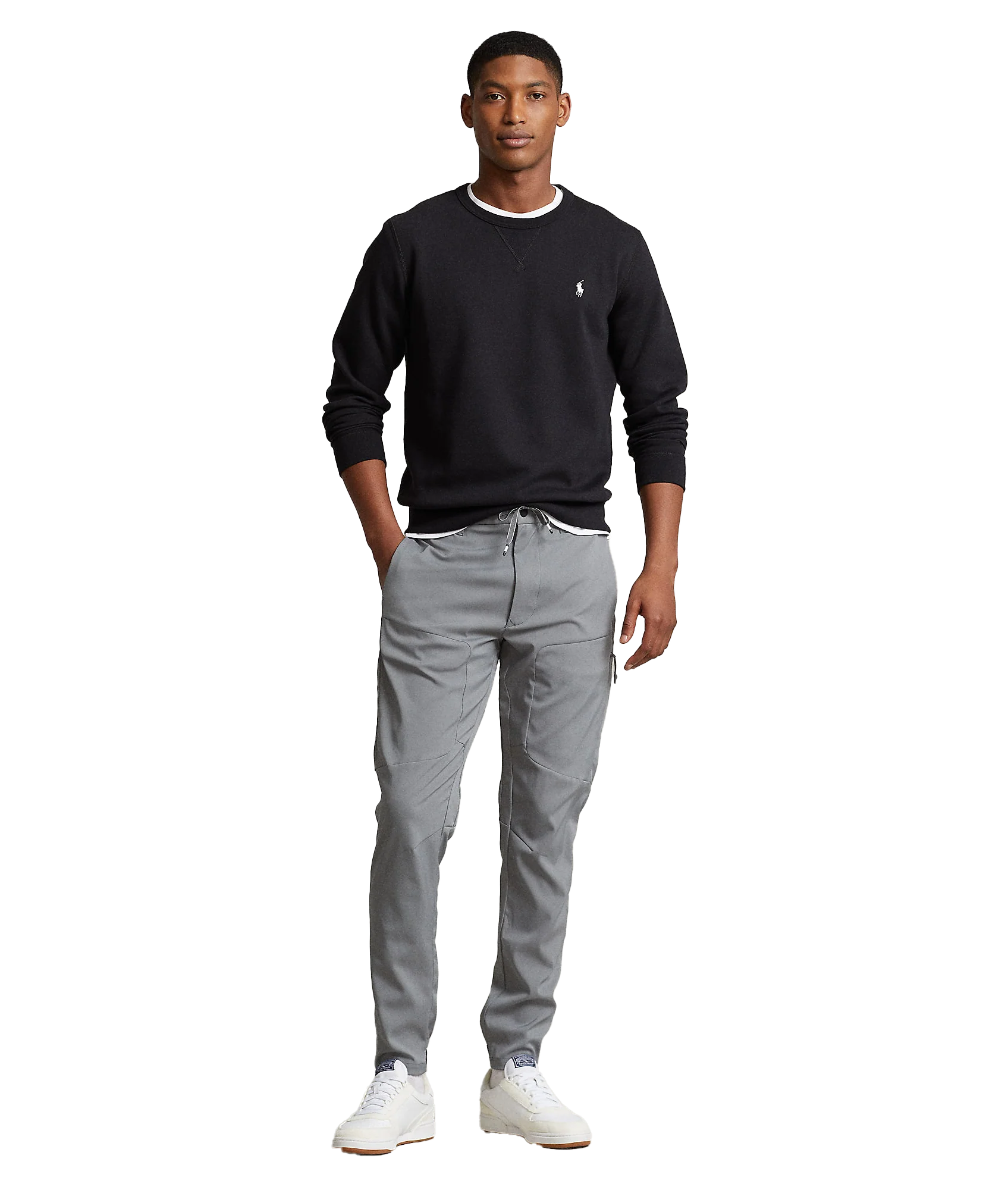 Double-knit Sweatshirt - Black - Image 2