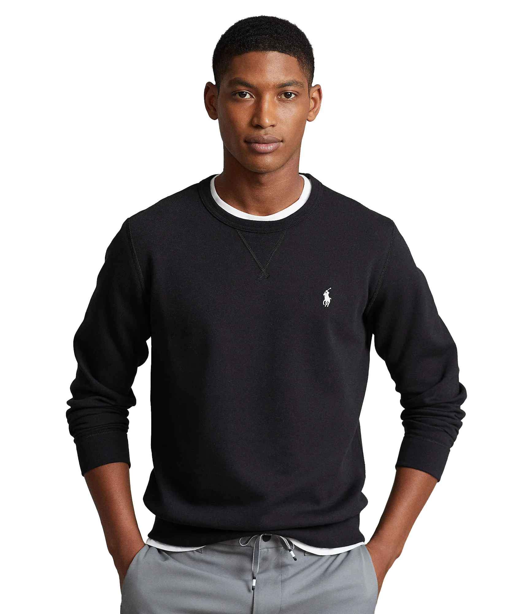 Double-knit Sweatshirt - Black - Image 4