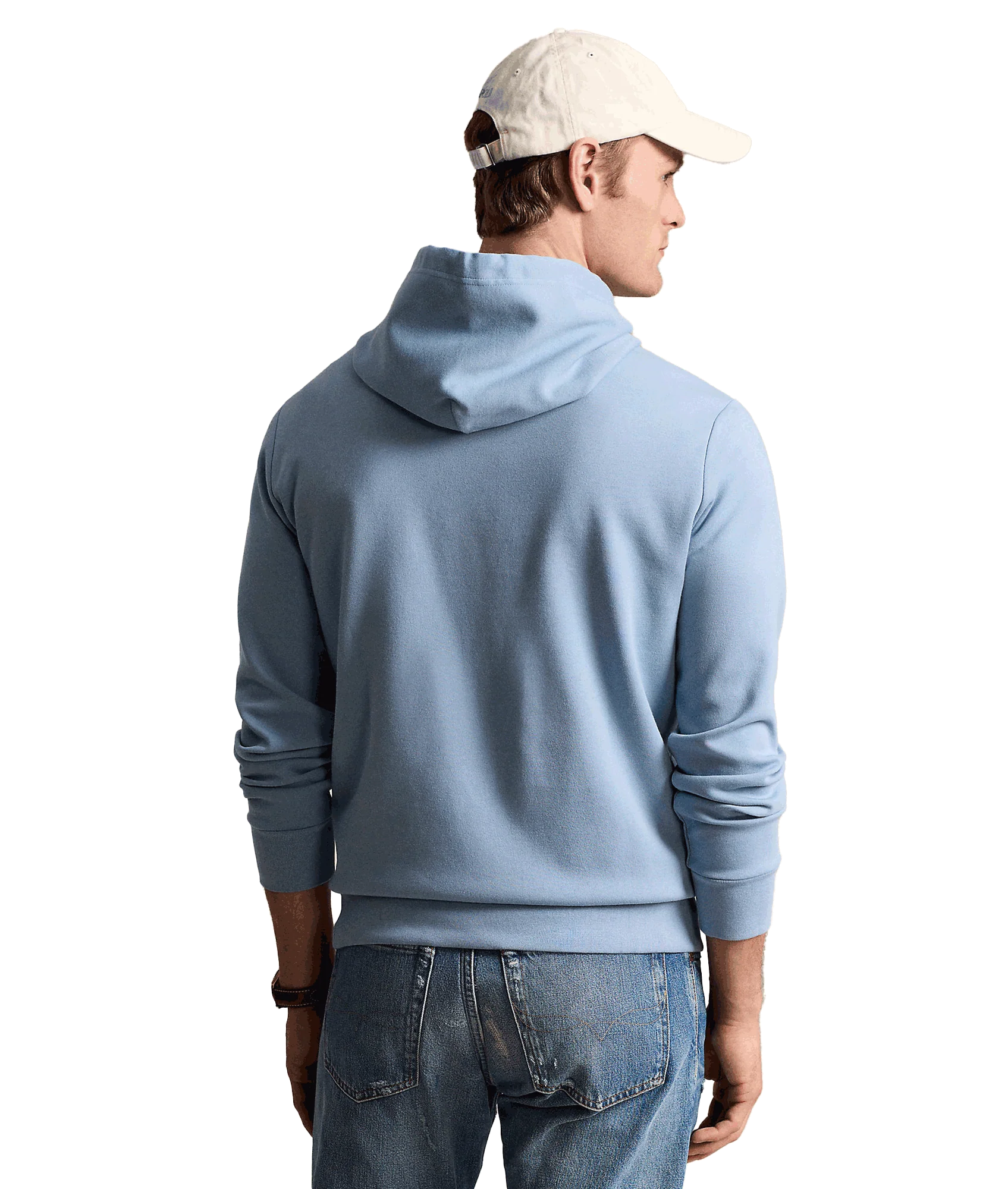Logo Double-knit Hoodie - Blue - Image 4