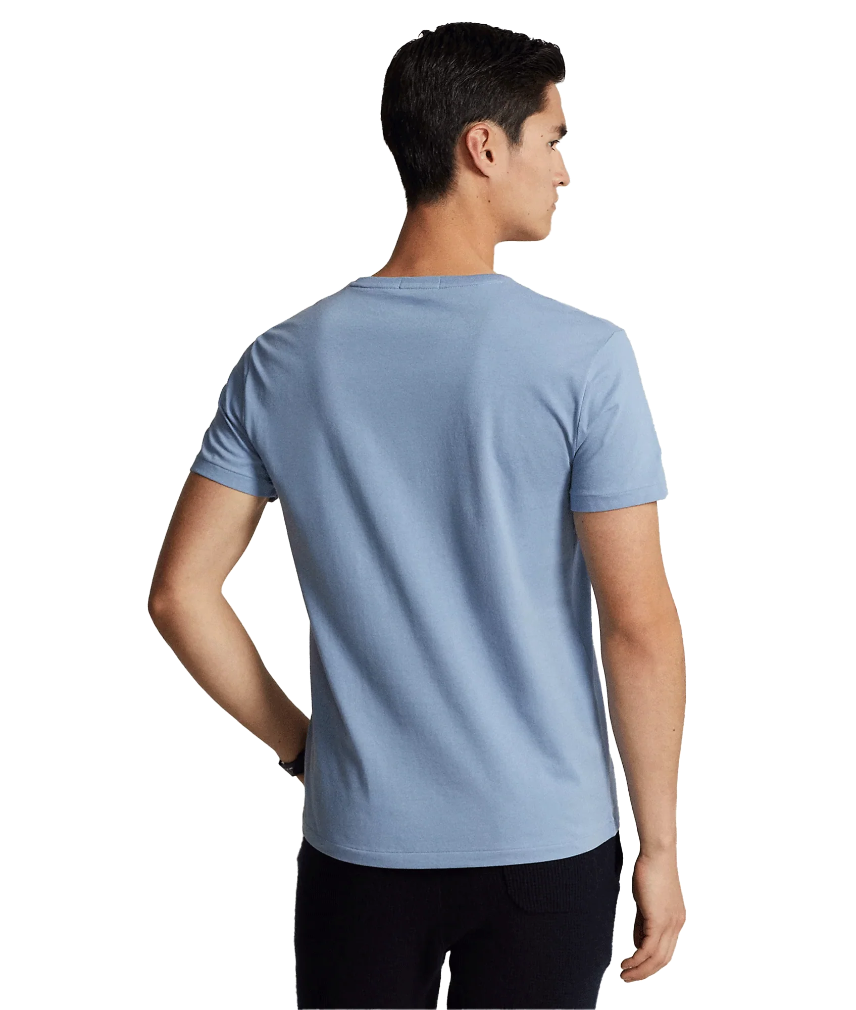 Custom Slim Fit Polo Bear Jersey T-Shirt - Blue - Image 3