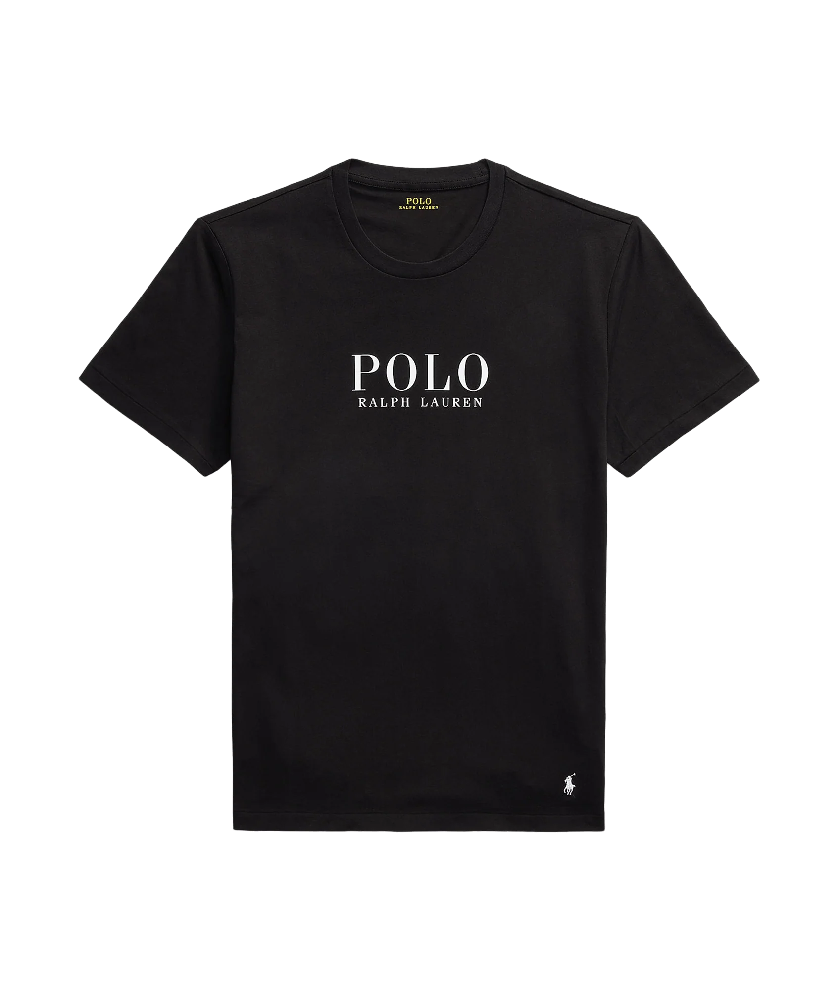 Logo Cotton Jersey Sleep Shirt - Black