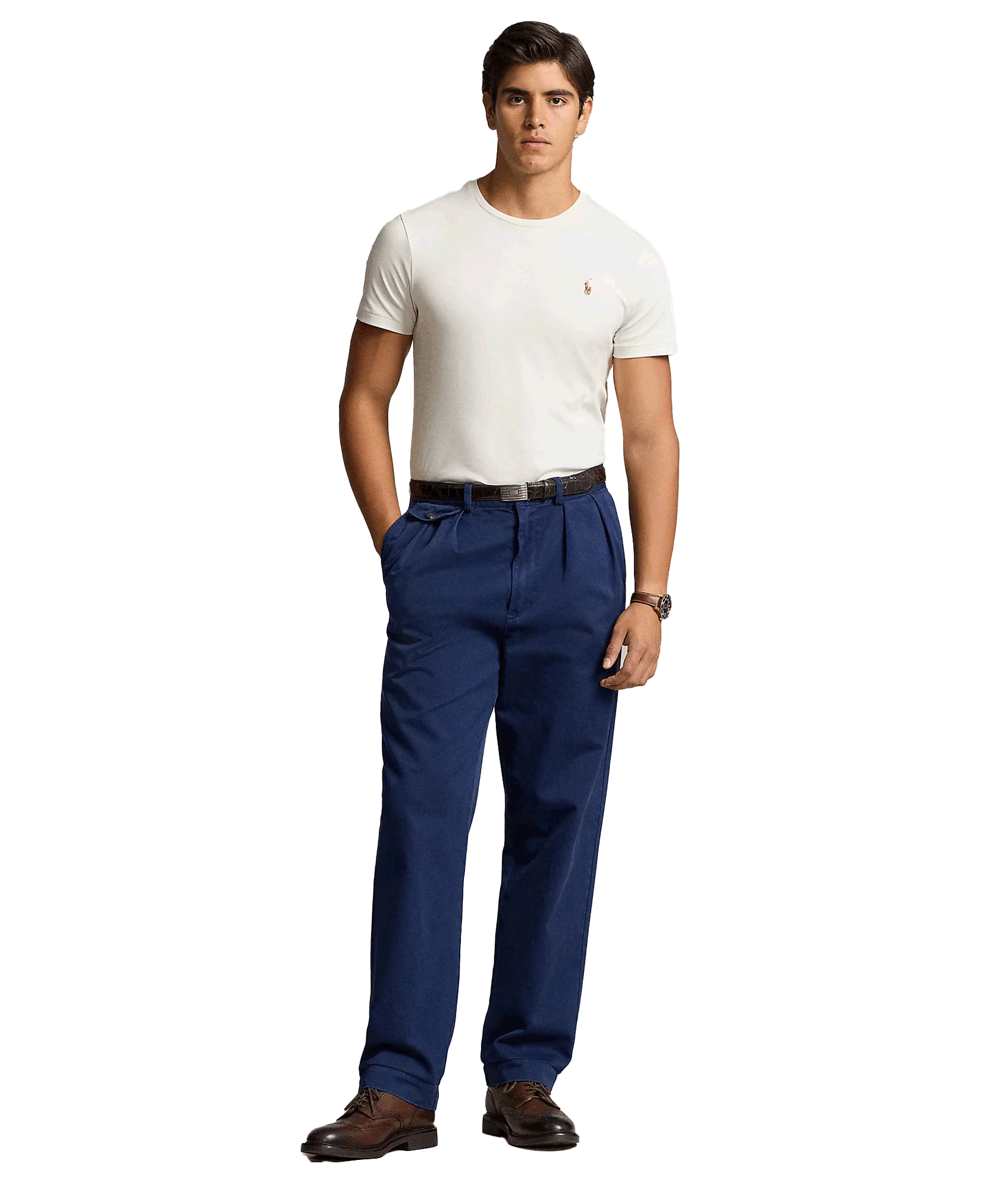 Custom Slim Fit Soft Cotton T-shirt - Cream - Image 2