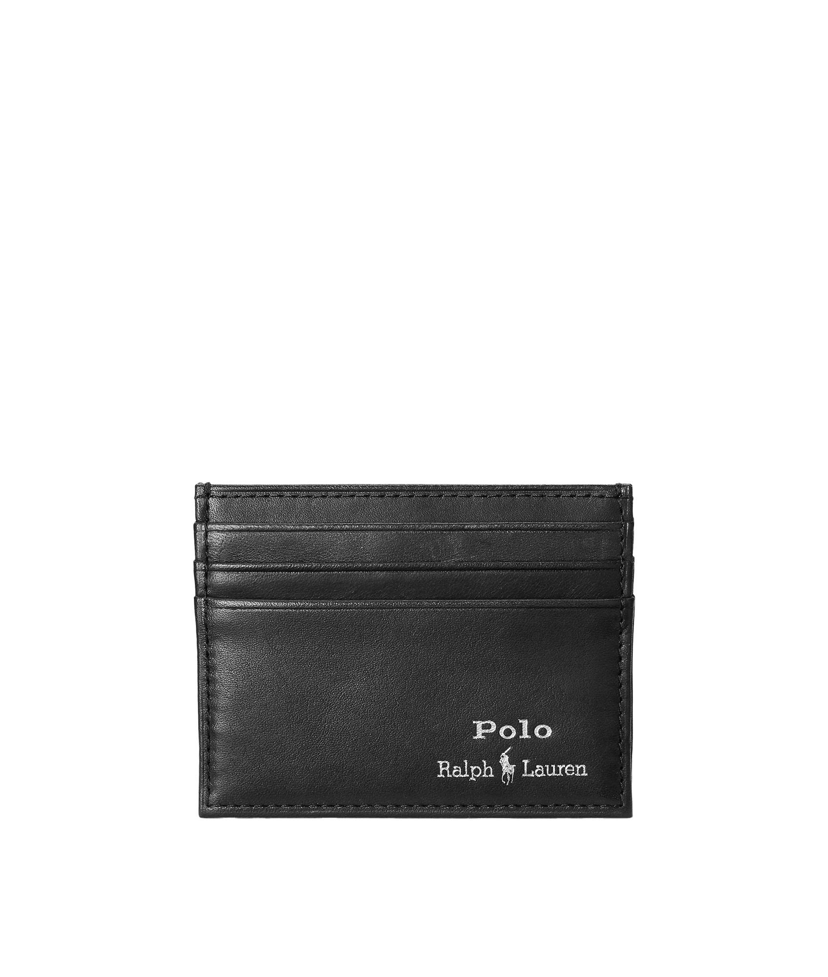 Suffolk Slim Leather Card Case - Black