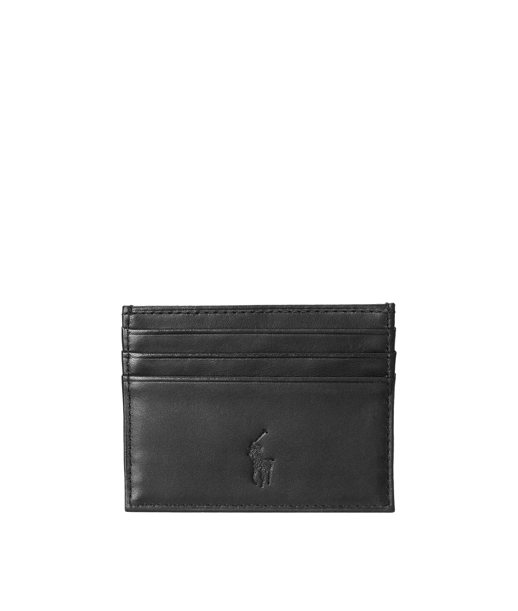Suffolk Slim Leather Card Case - Black - Image 2