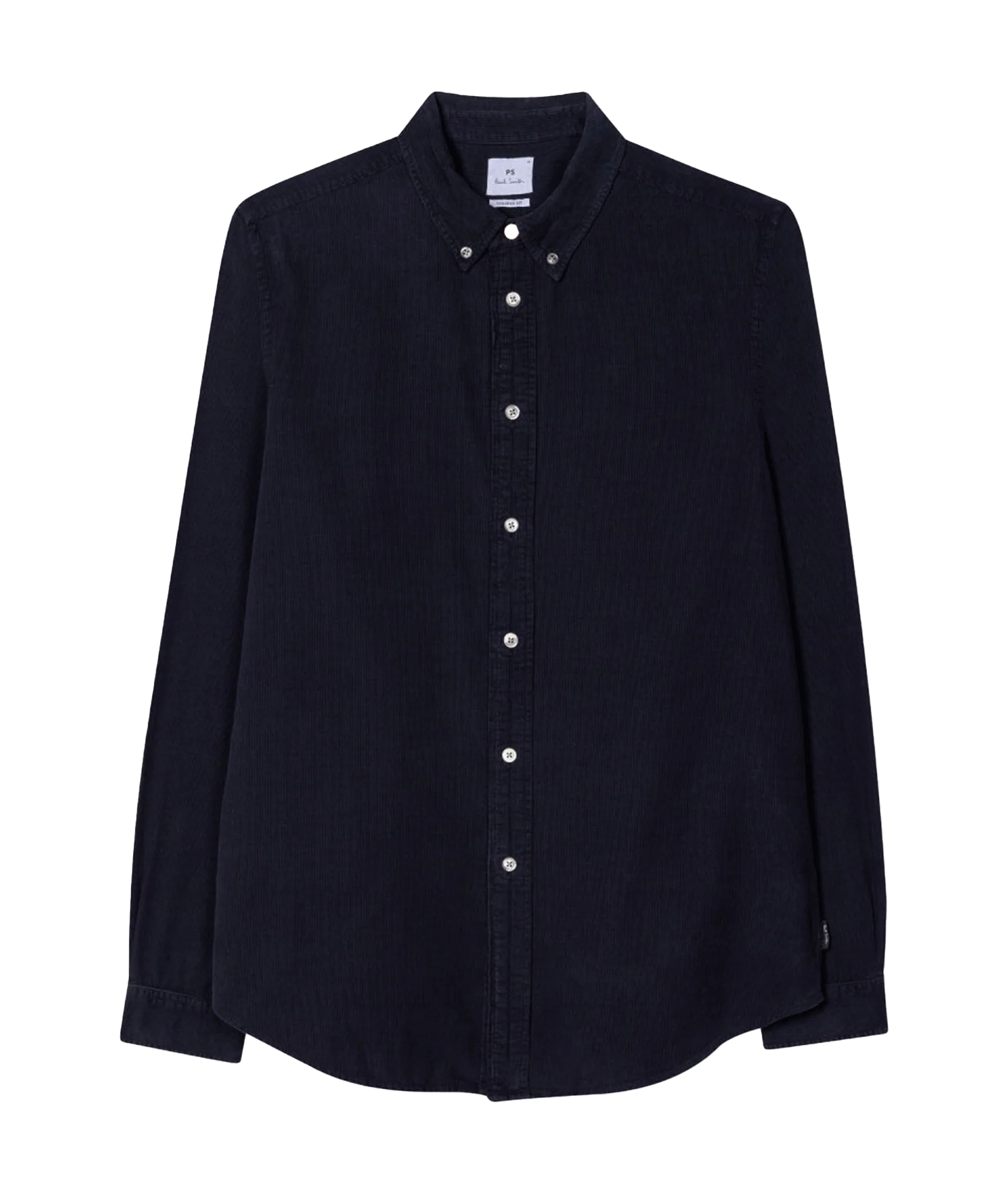 Corduroy Button-Down Shirt - Navy