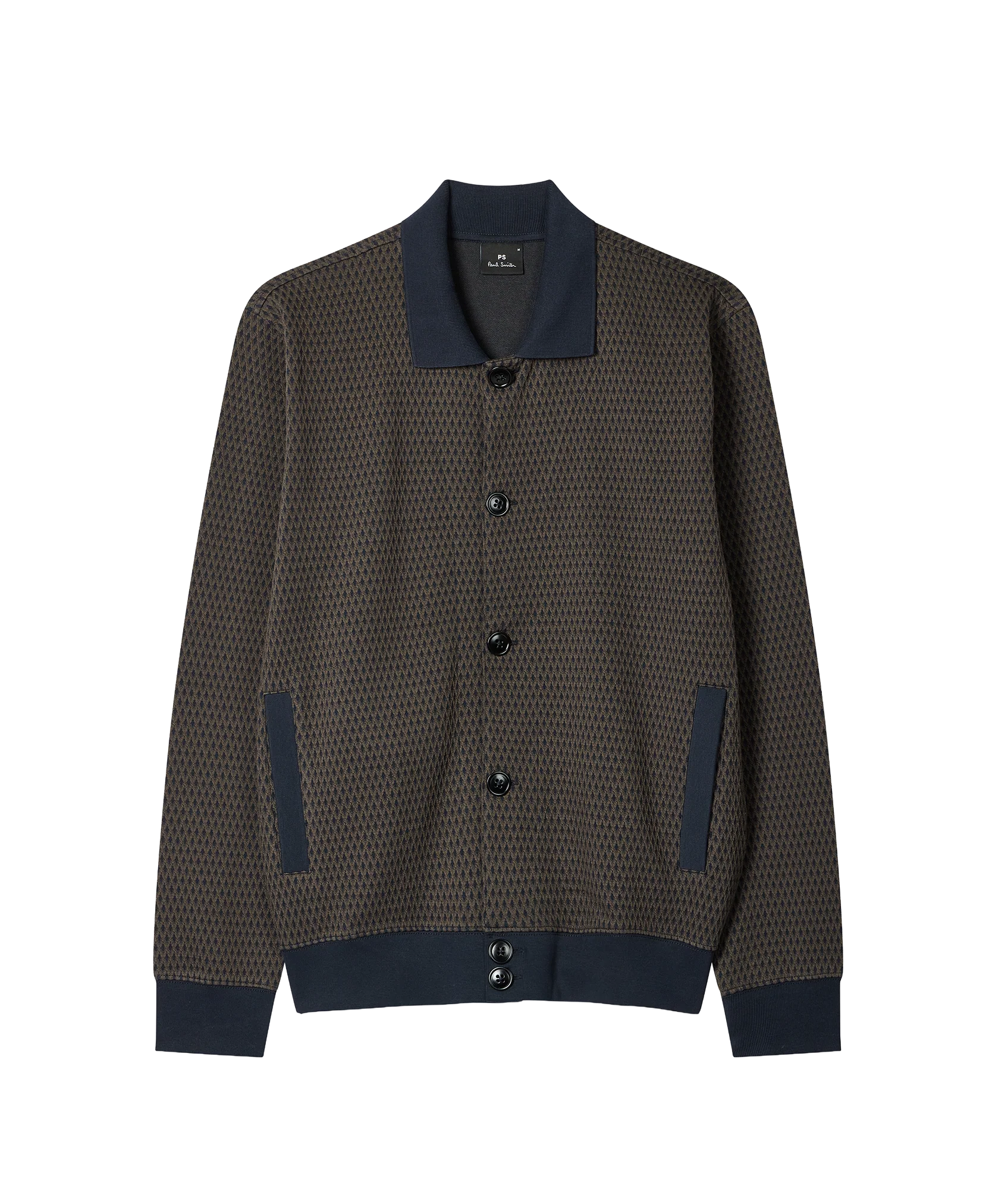 Mens Reg Fit Cardigan Sweat