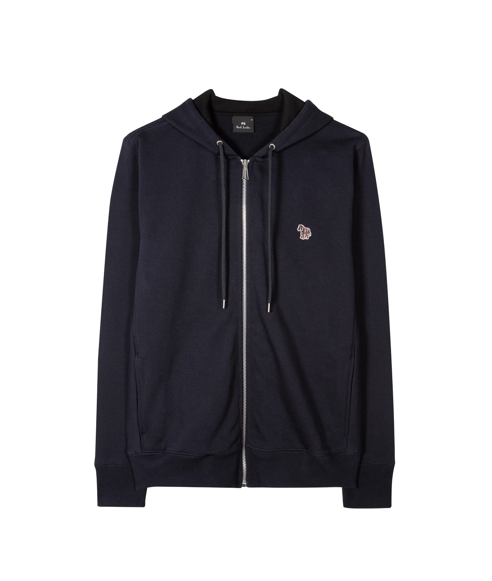 Mens Reg Fit Zip Hoody Zebra