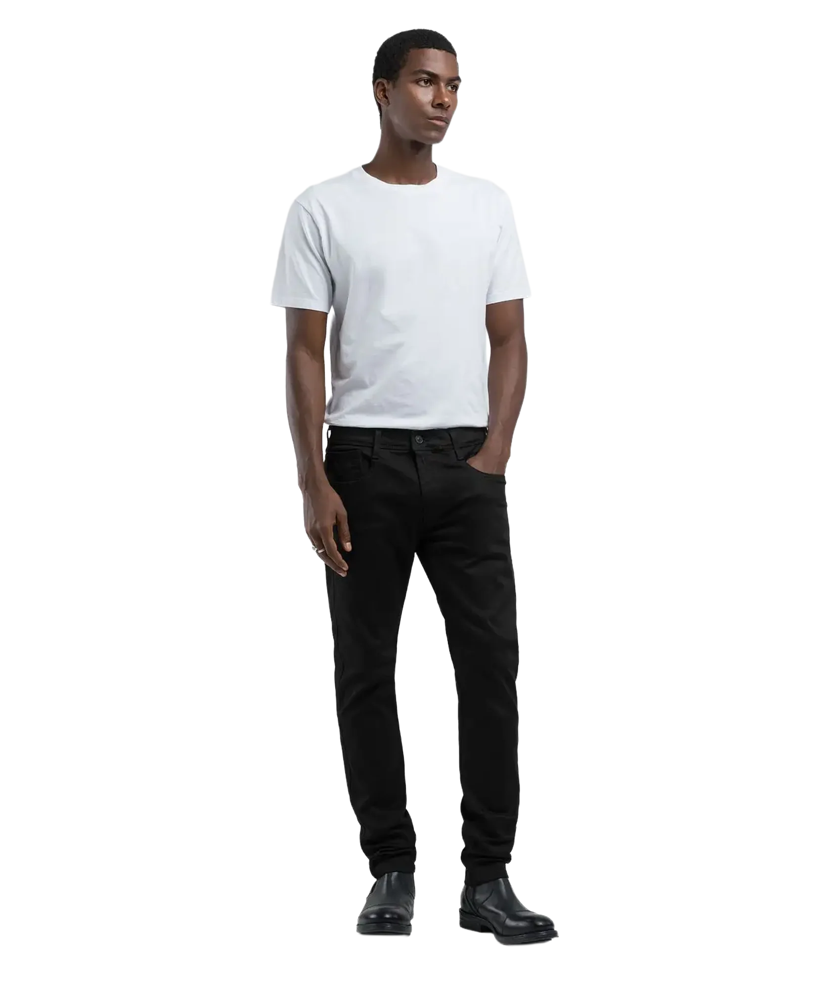 Anbass Slim Fit Jeans - Black - Image 2