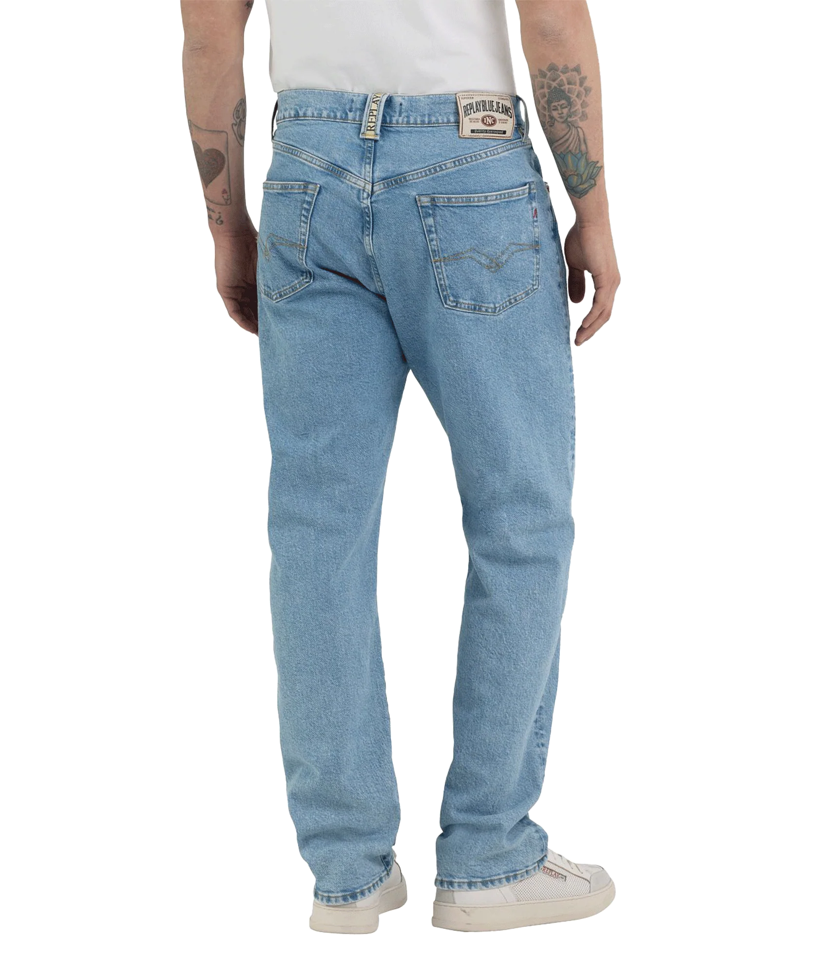 Straight Jeans - Blue - Image 3