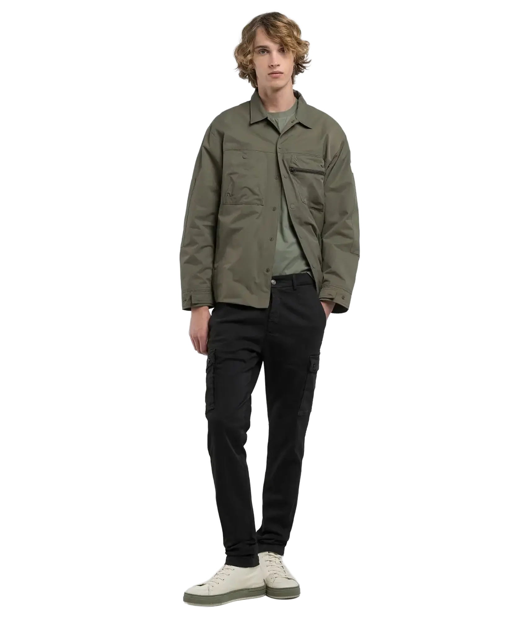 Jaan Slim-Fit Cargo Jeans - Black - Image 3