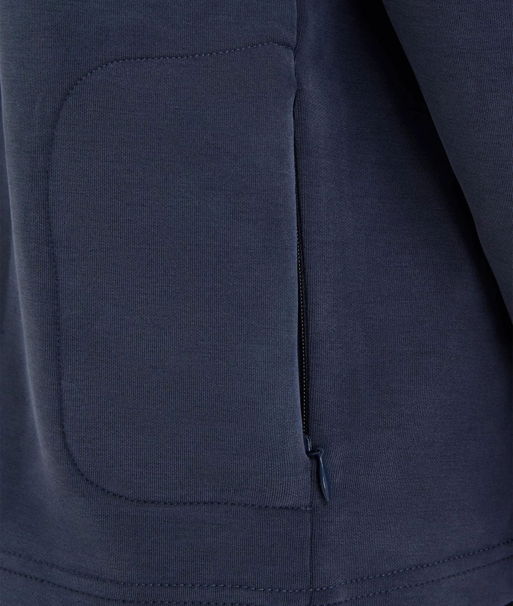Long Sleeve Soft Touch Polo - Navy - Image 3