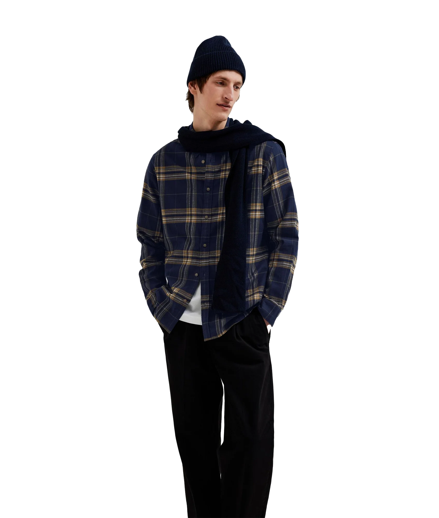 Flannel Overshirt - Multi - Image 4