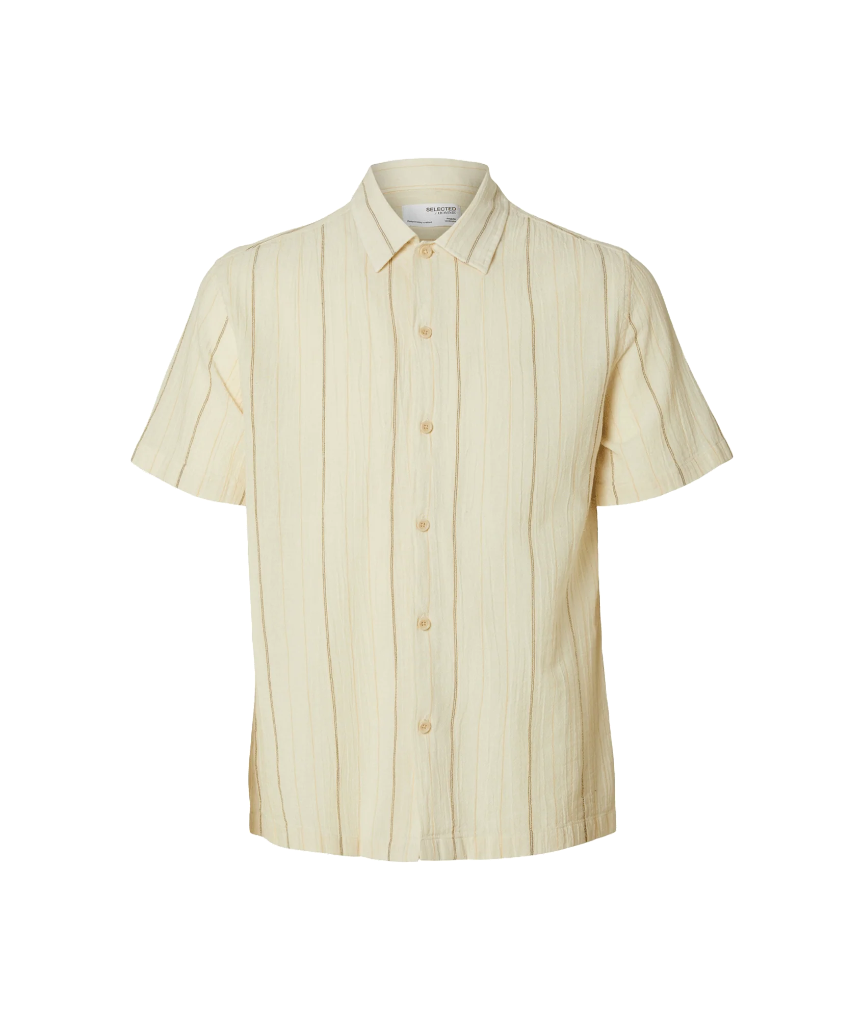 Reg-mix Shirt Short Sleeve Classic Camp - Cream