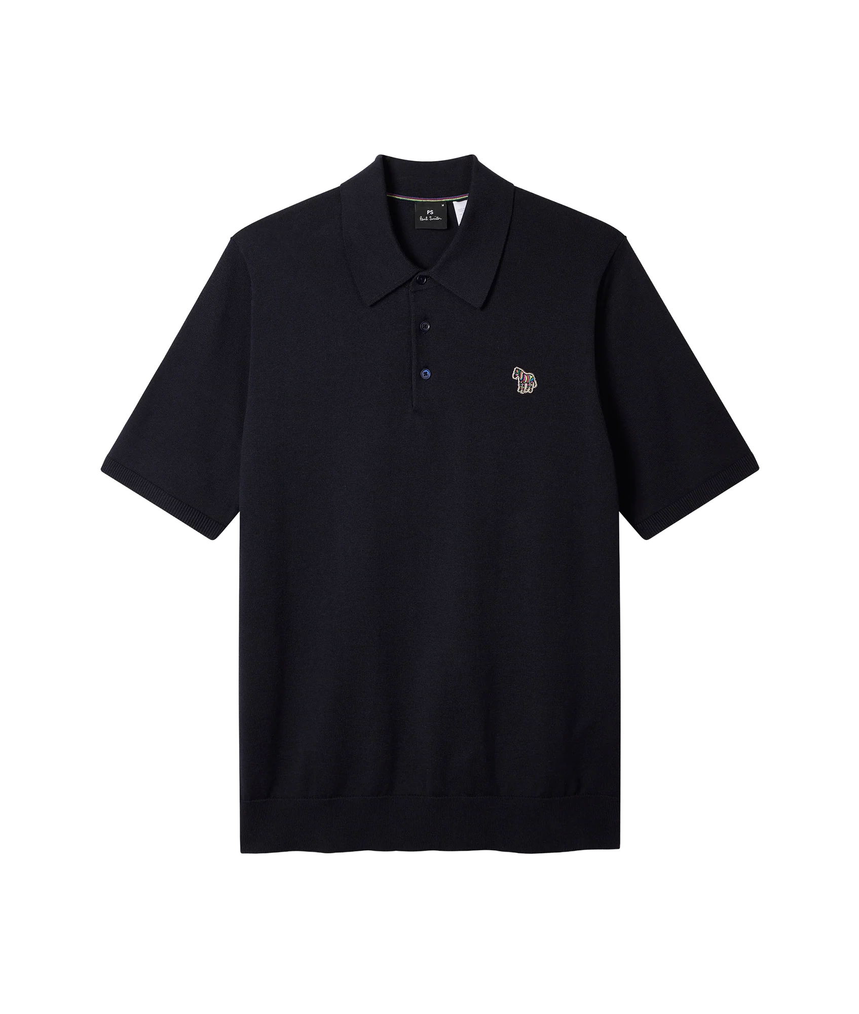Mens Sweater Ss Polo Zeb Bad - Very Dark Navy
