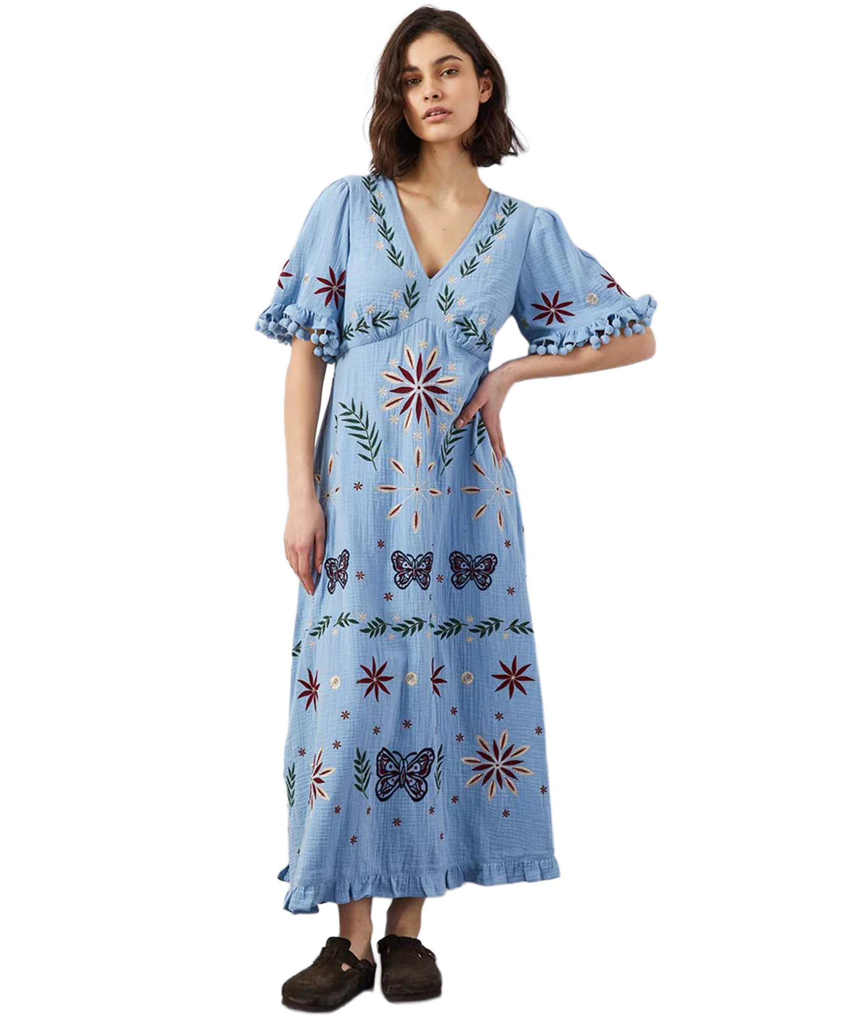 Mererid Dress - Blue - Image 3