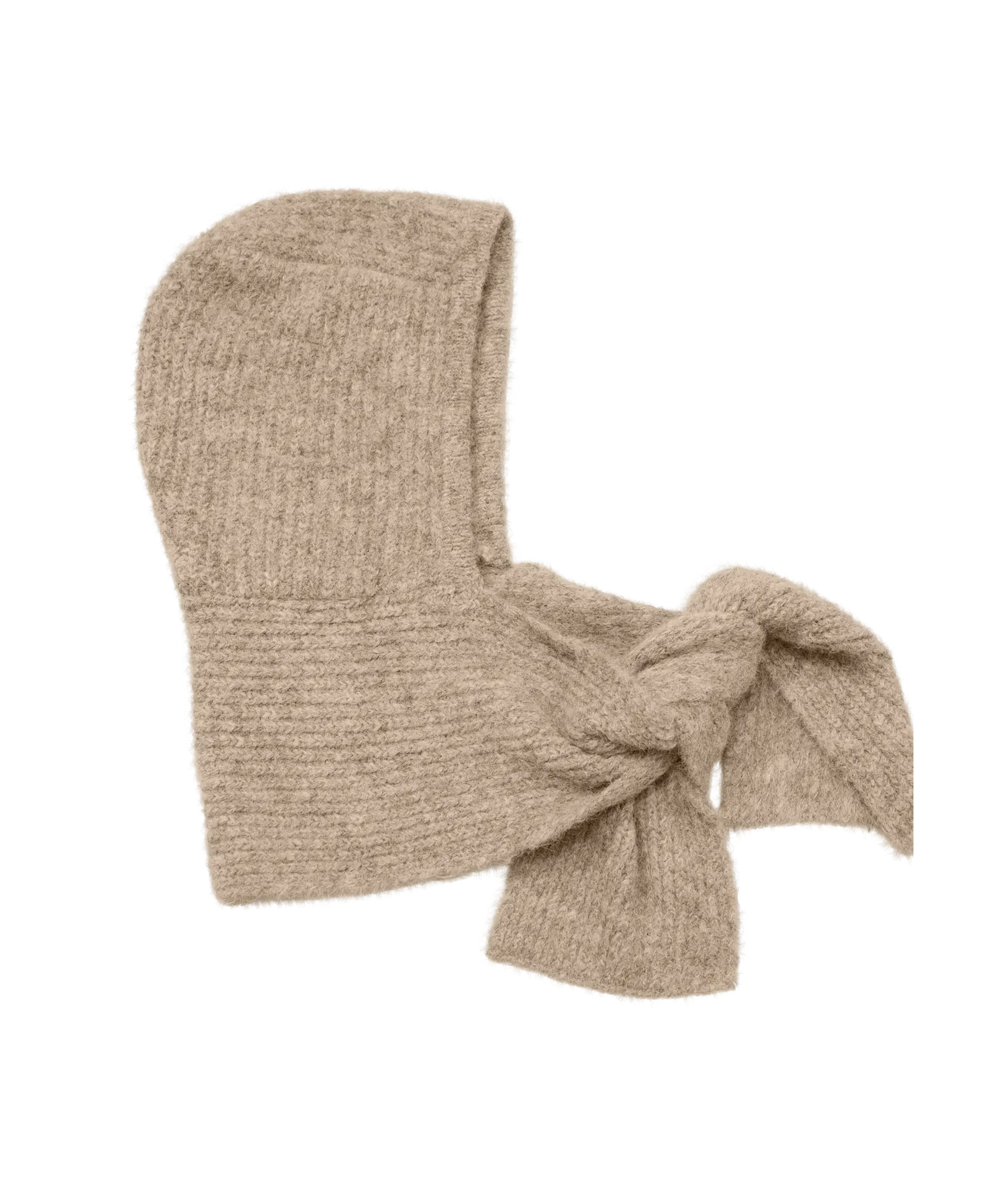 Milu Scarf Knit Balaclava Rep - Humus
