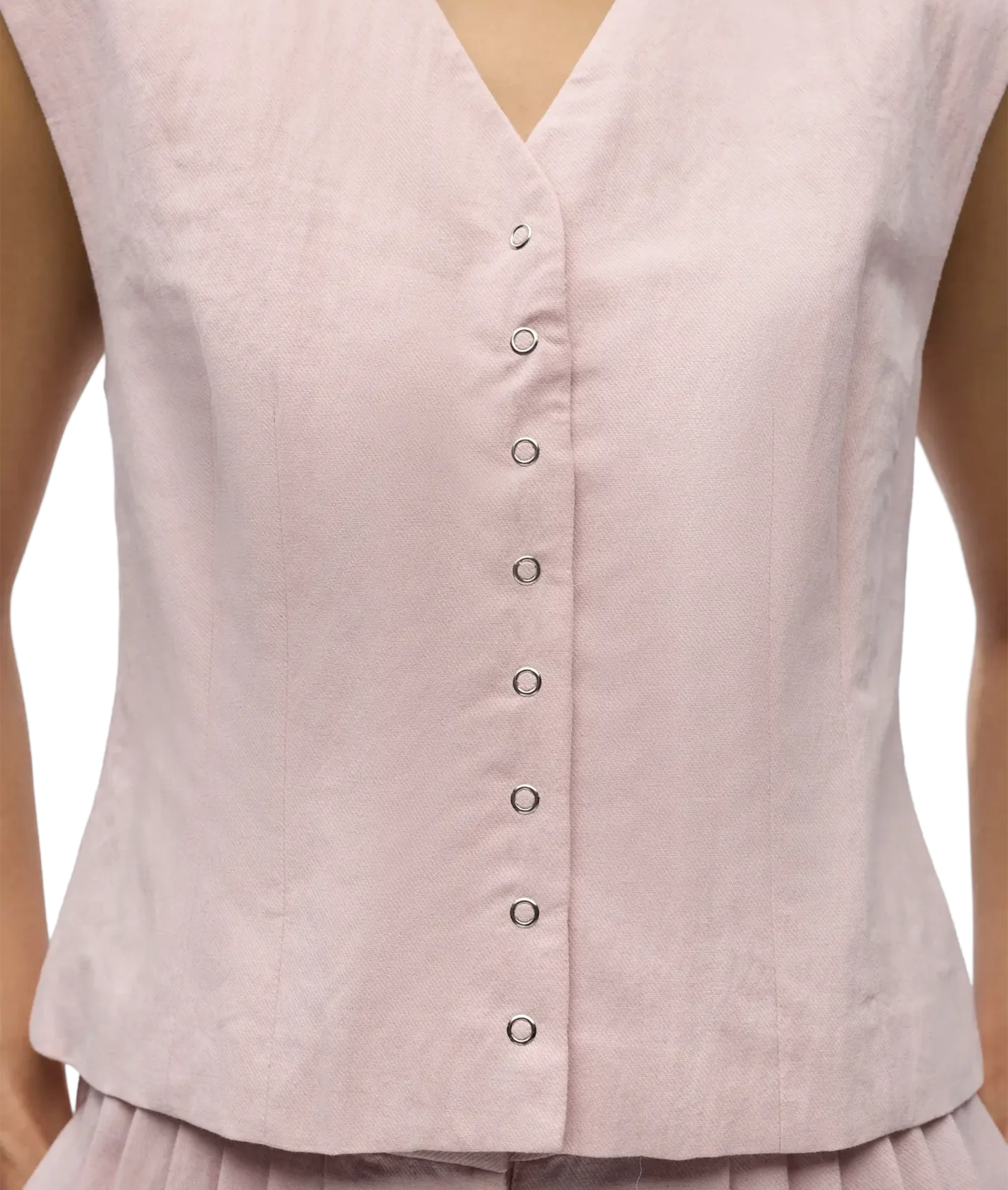 Molly S/L Re Waistcoat - Purple - Image 5