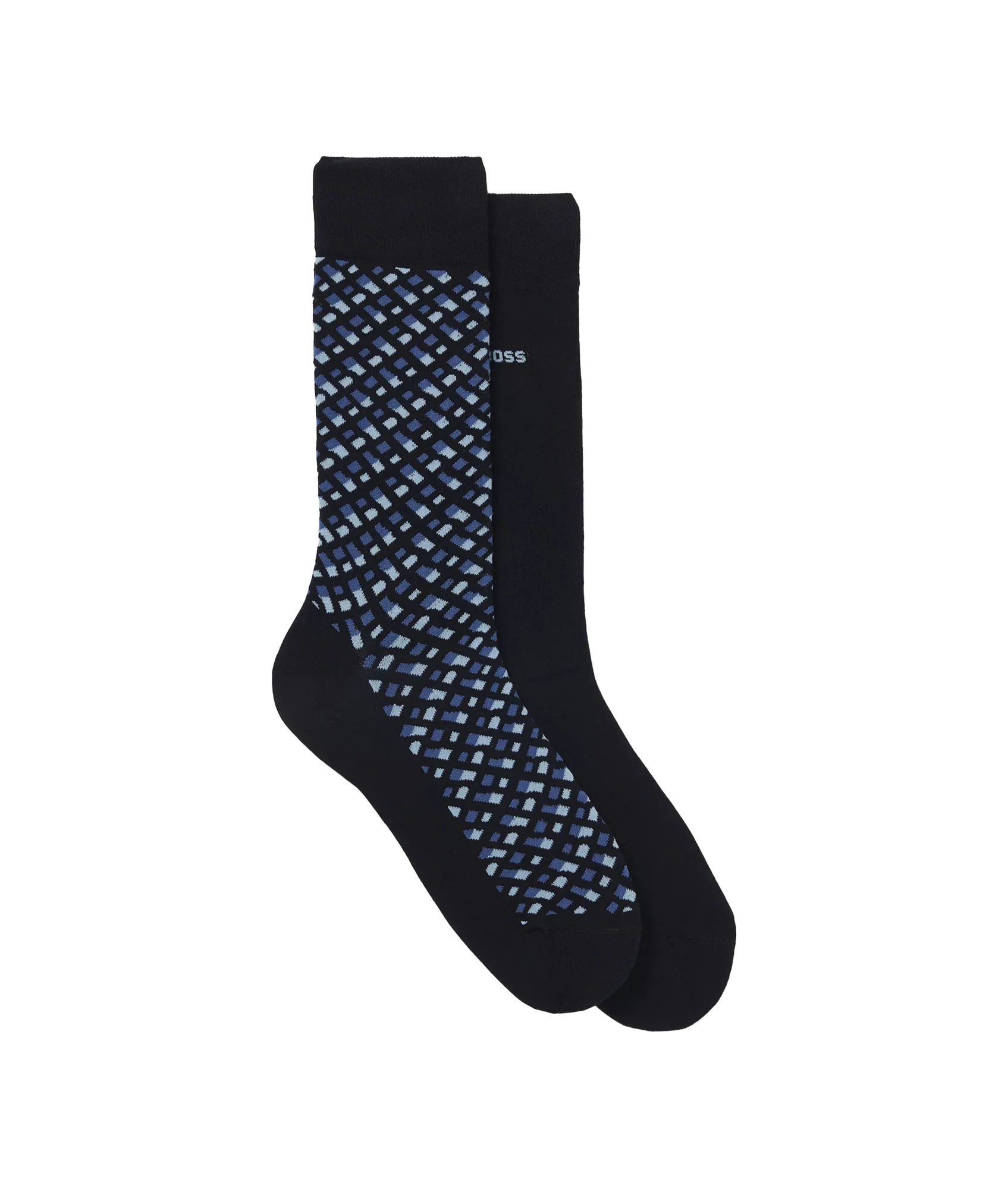 Style 2P RS Monogram CC Socks - Blue
