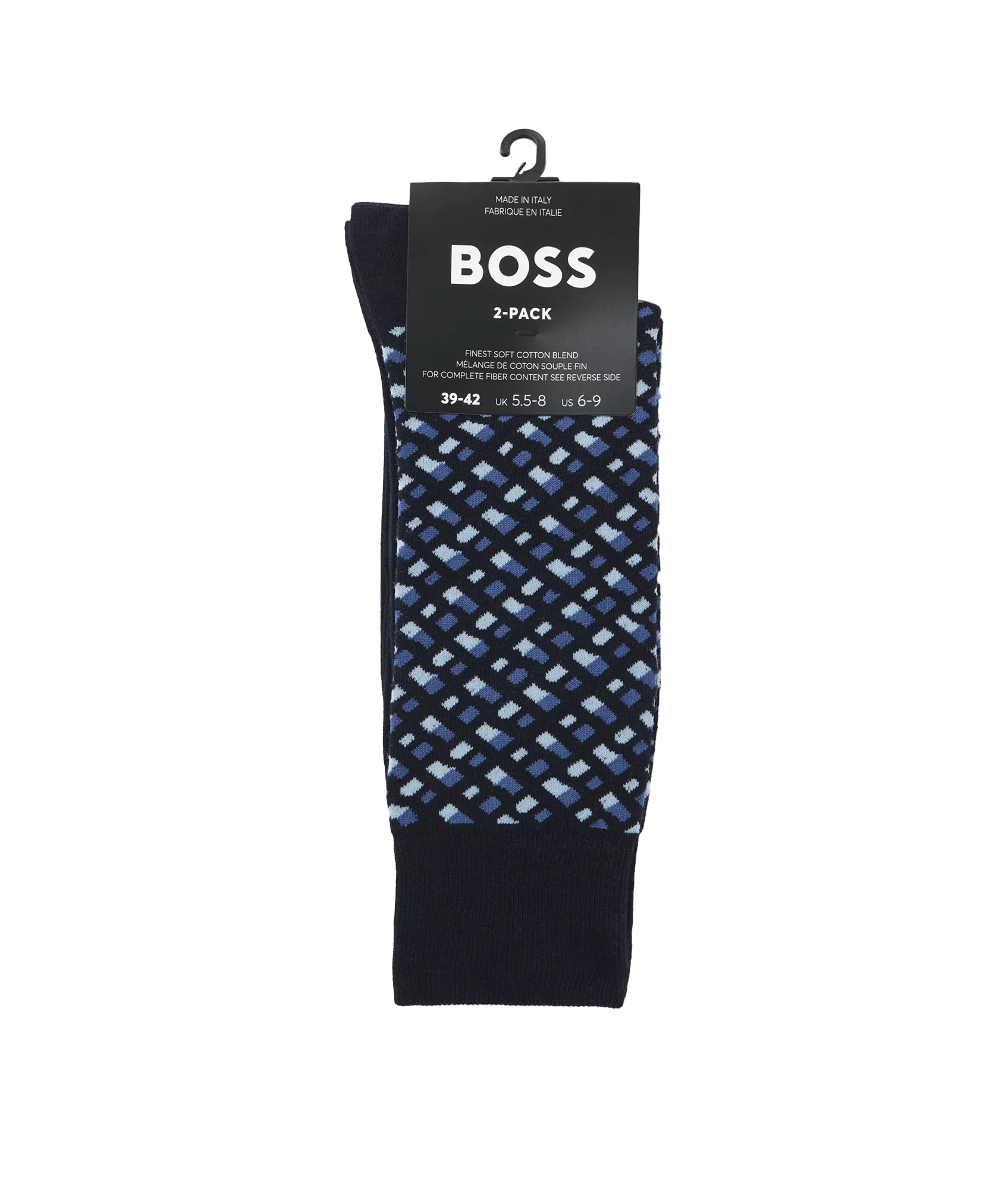 Style 2P RS Monogram CC Socks - Blue - Image 2
