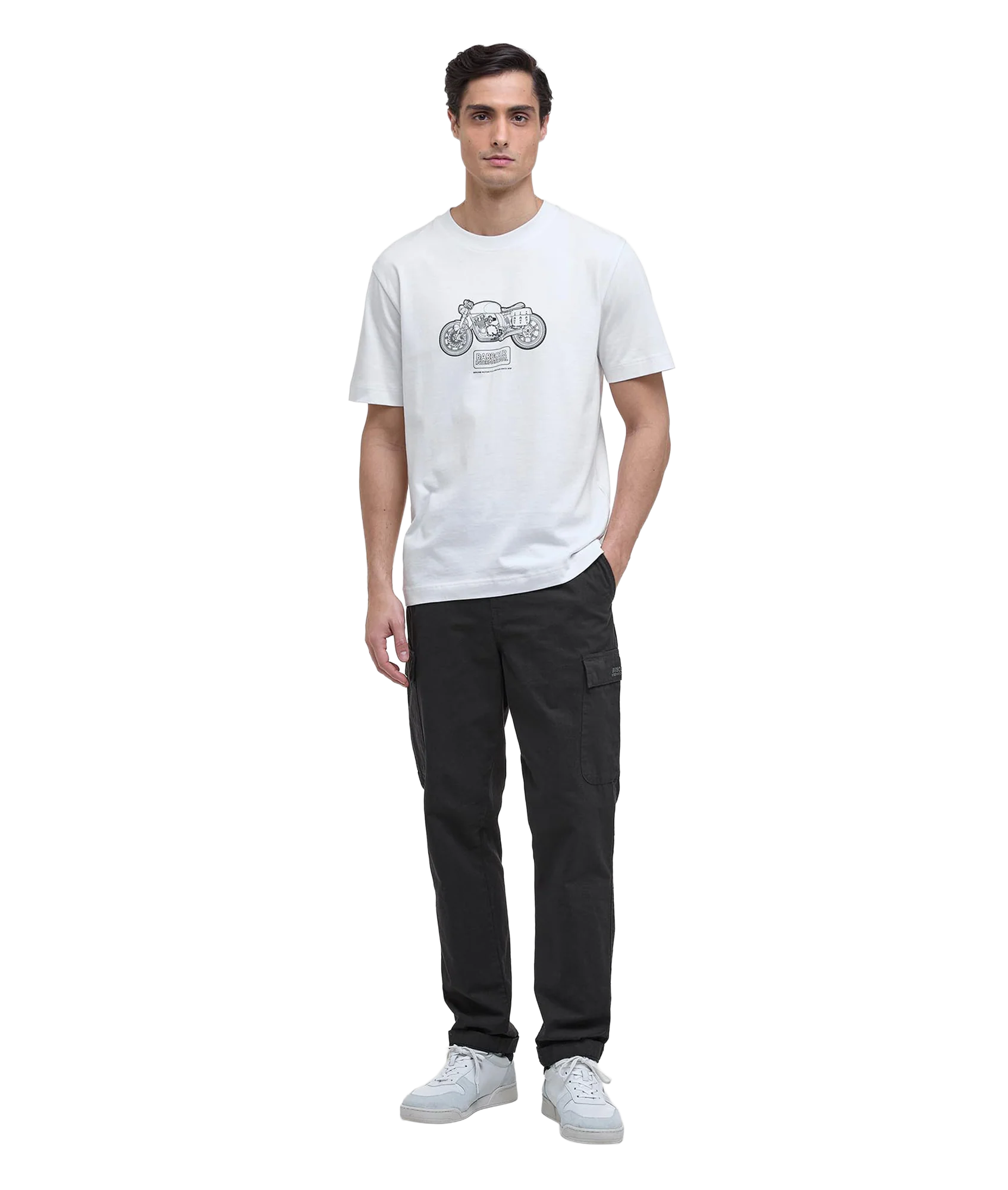 Morris Motorbike Graphic T-Shirt - Whisper White - Image 2
