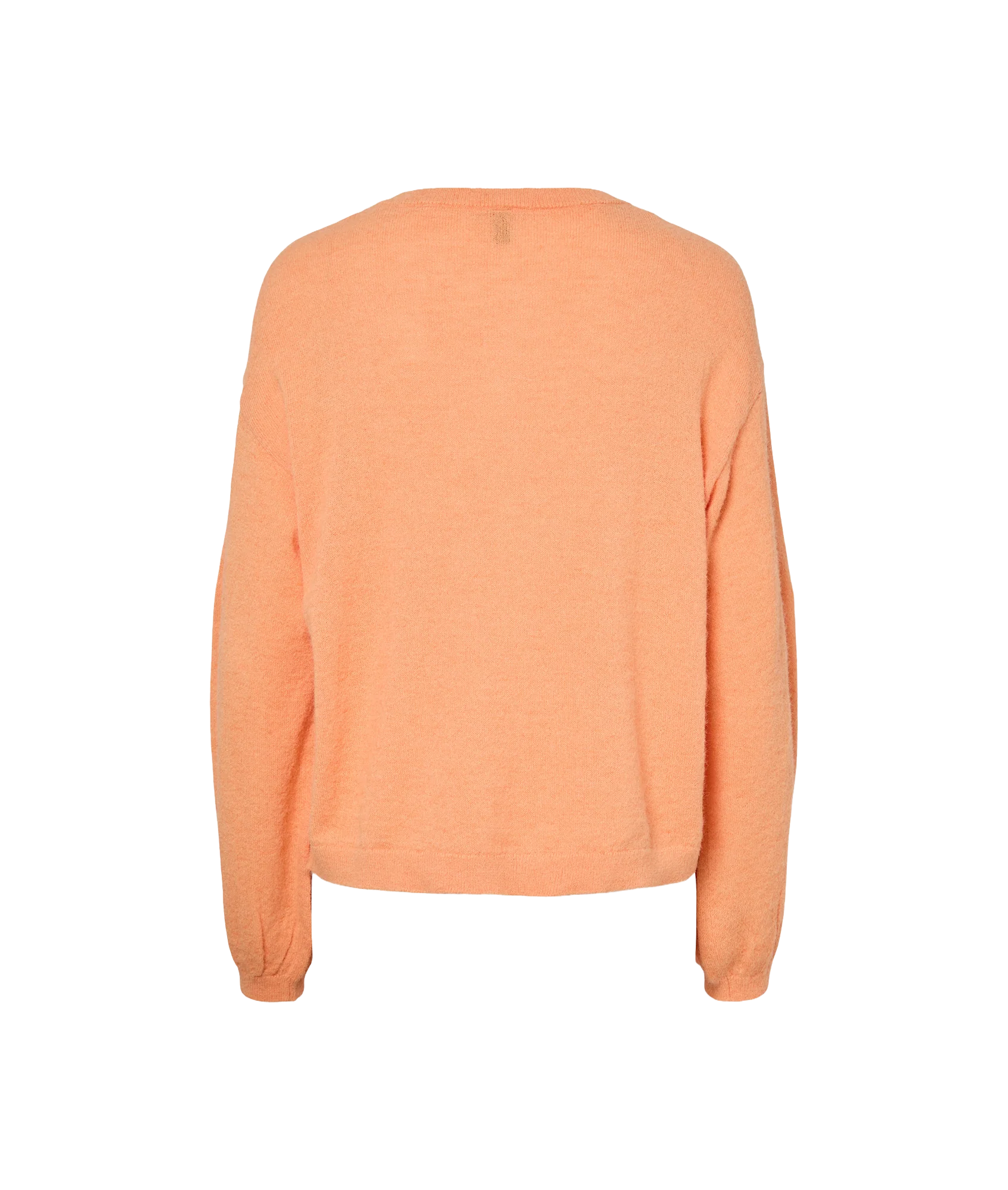 Naomi Ls O-Neck Knit Cardigan Bc - Orange - Image 2