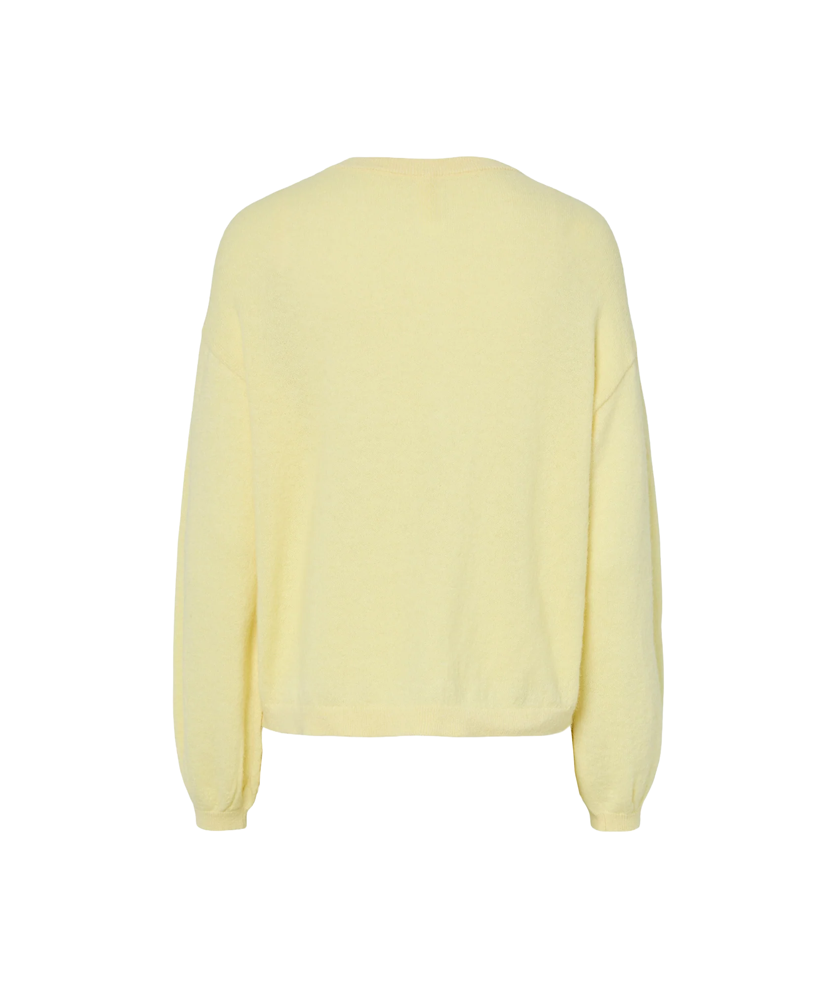 Naomi Ls O-Neck Knit Cardigan Bc - Yellow - Image 2