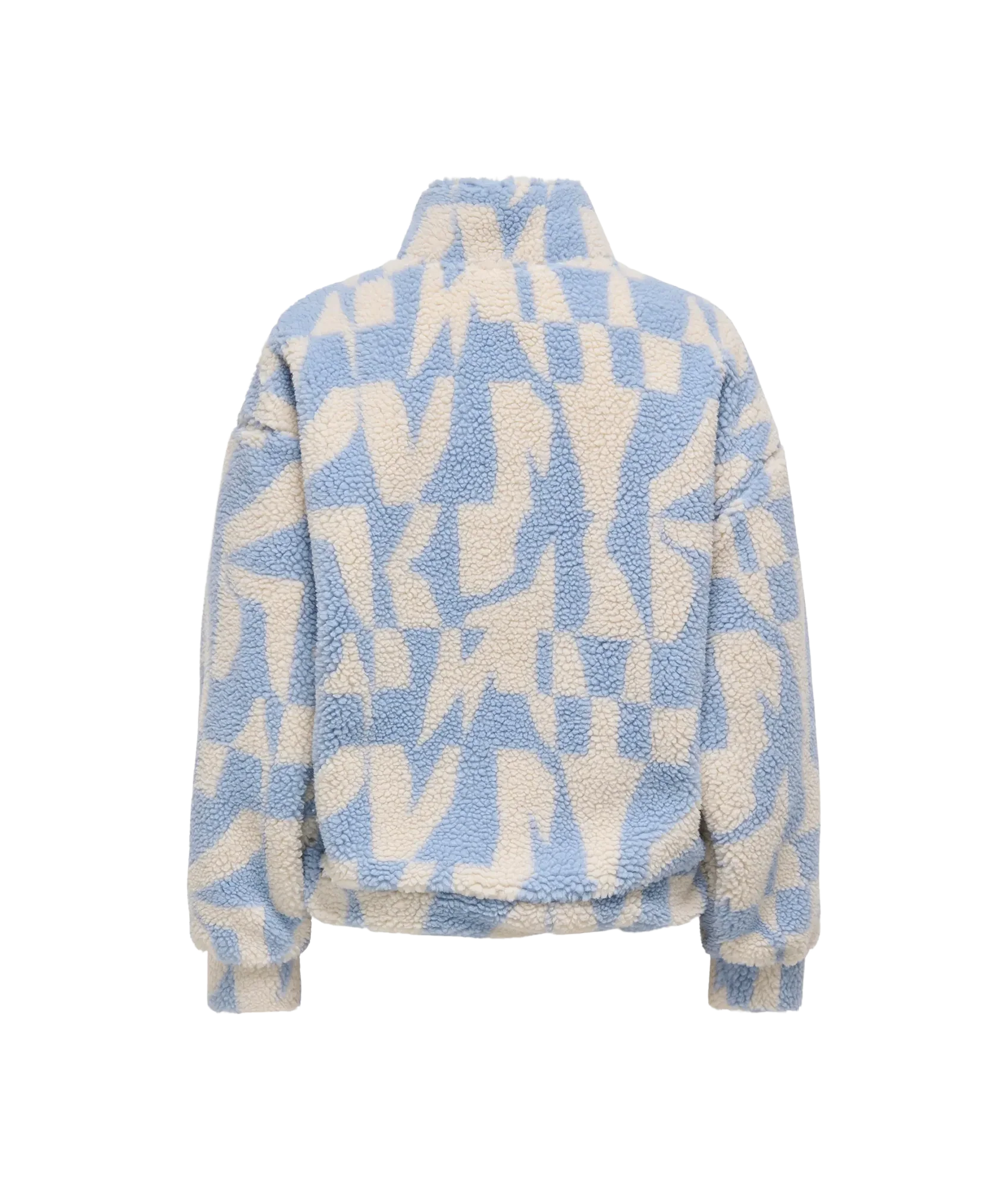 New Janne L/S Half Zip Box Swt - Kentucky Blue/Almond Oil - Image 2