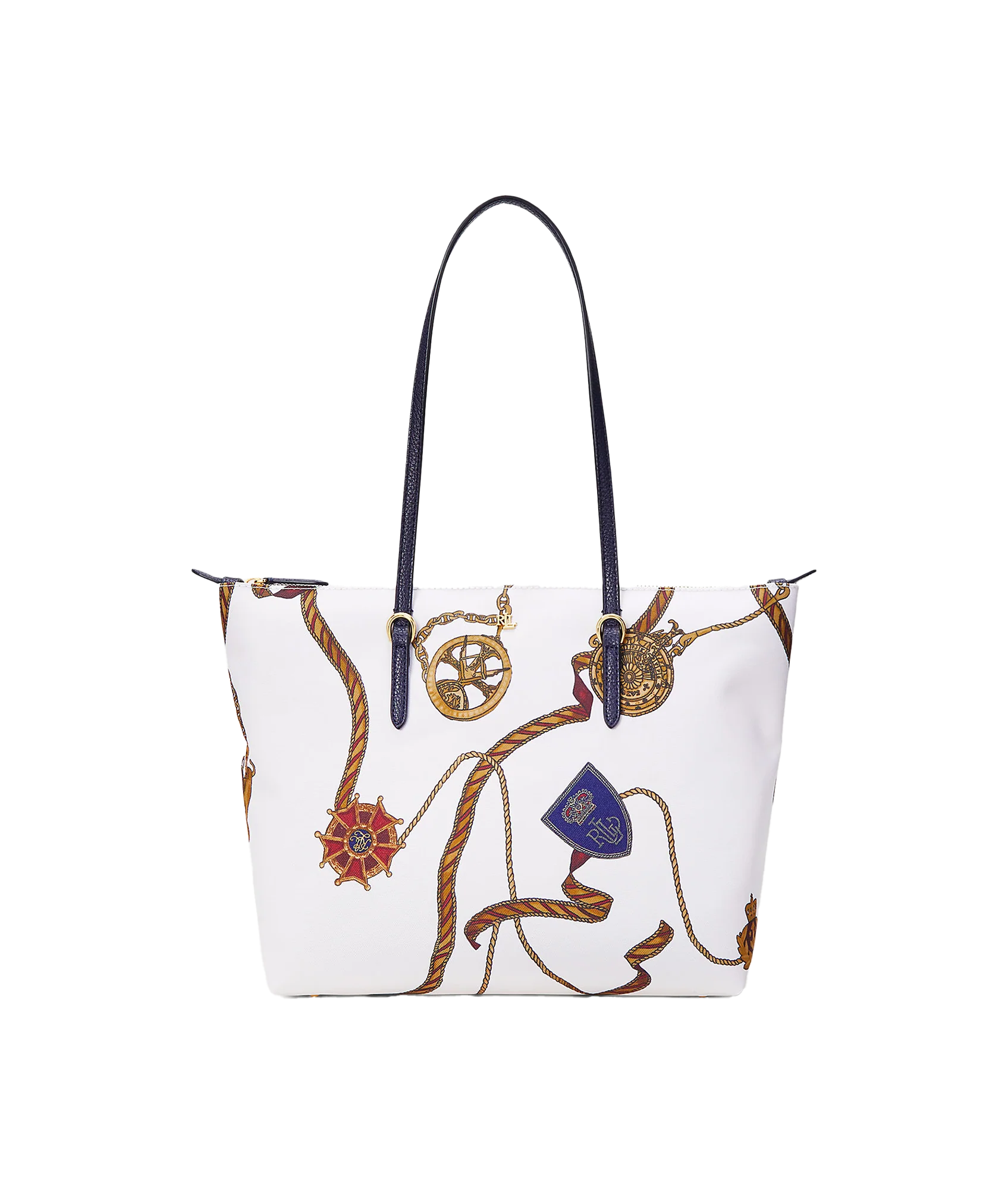 Nylon Medium Keaton Tote Bag - White