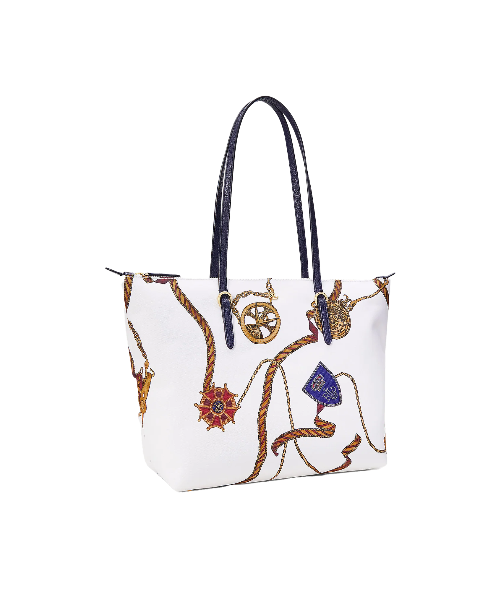 Nylon Medium Keaton Tote Bag - White - Image 2