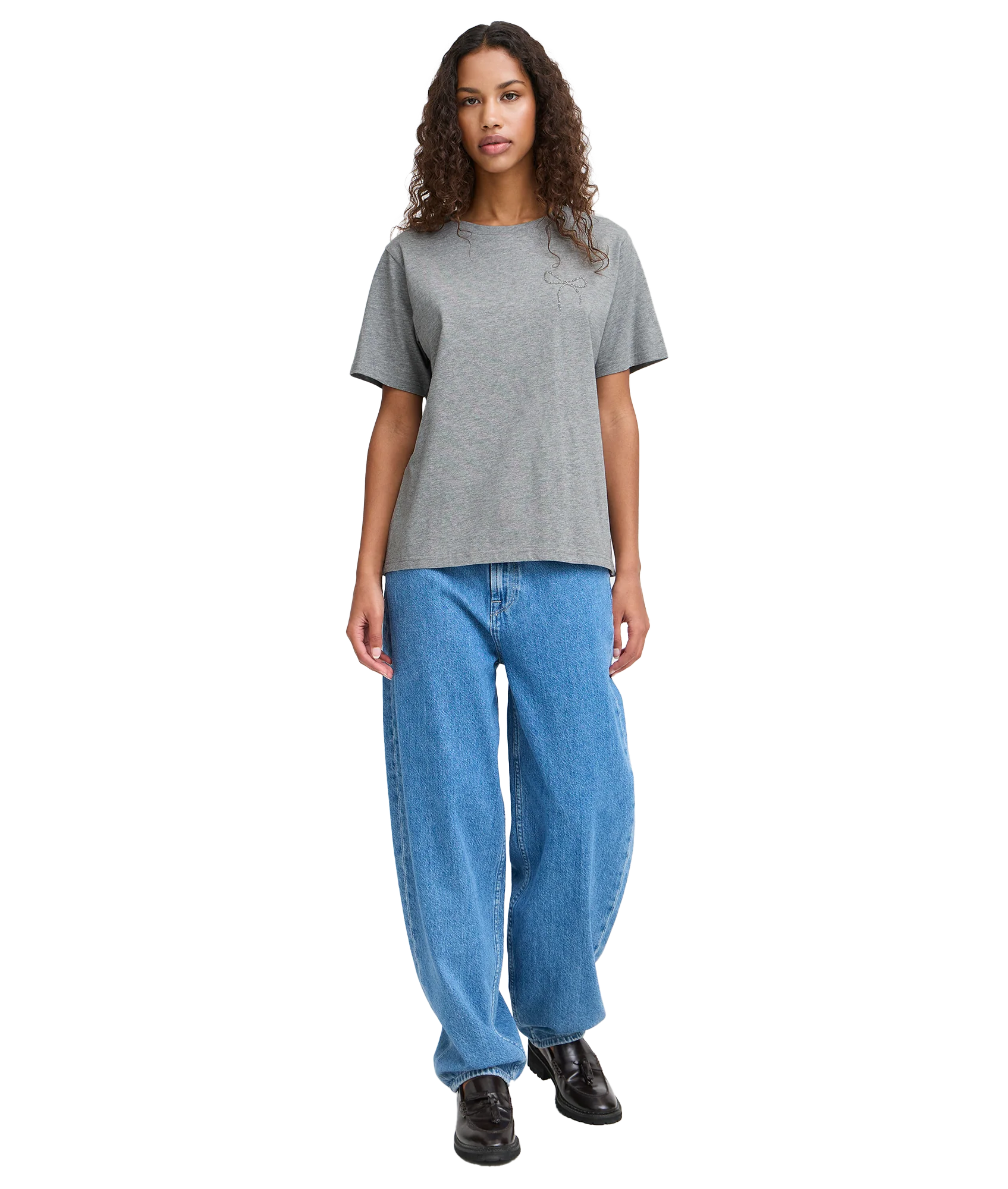 Nynna T-Shirt - Grey - Image 2